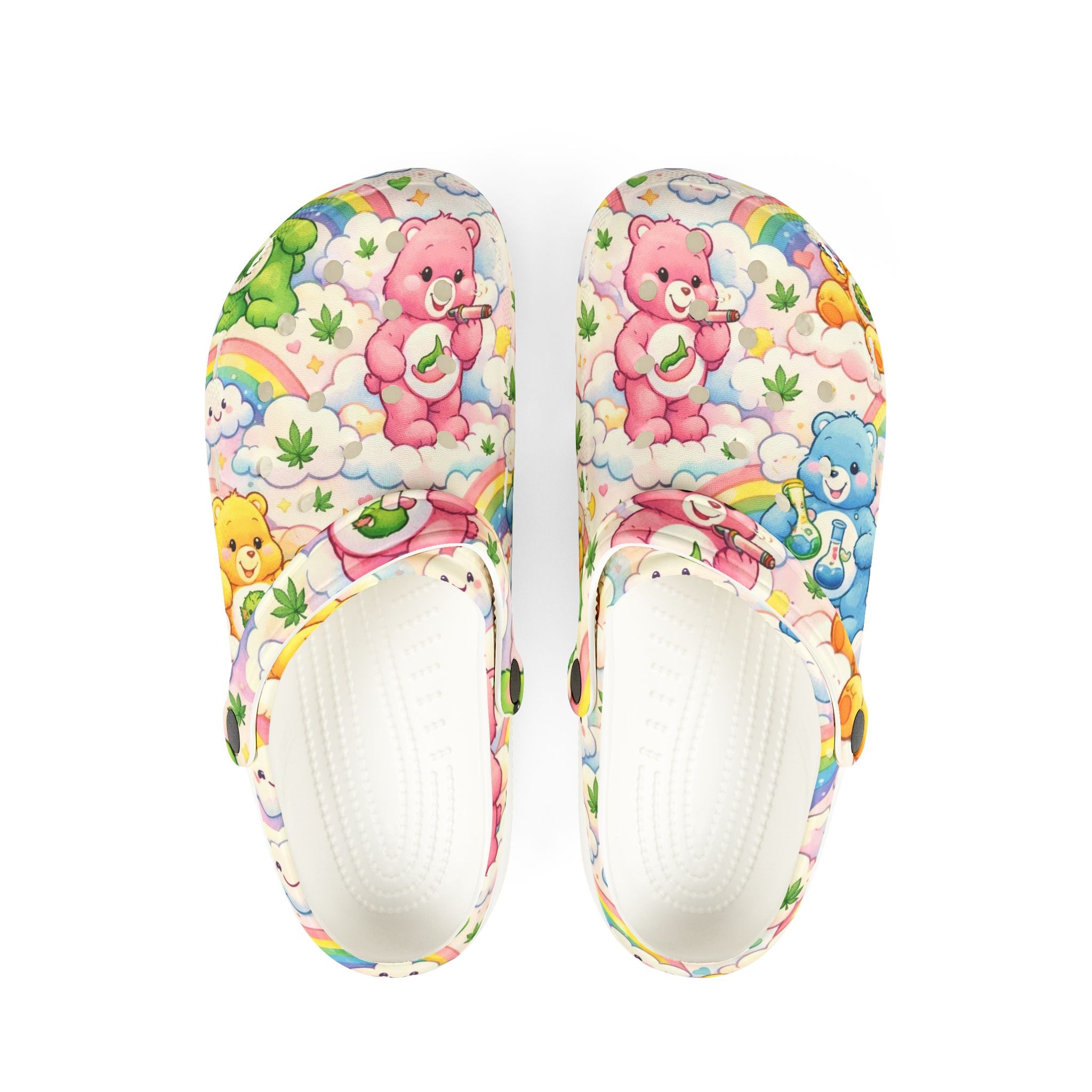 Care Bears Rainbow Clogs – Colorful EVA Foam Slip-On Shoes