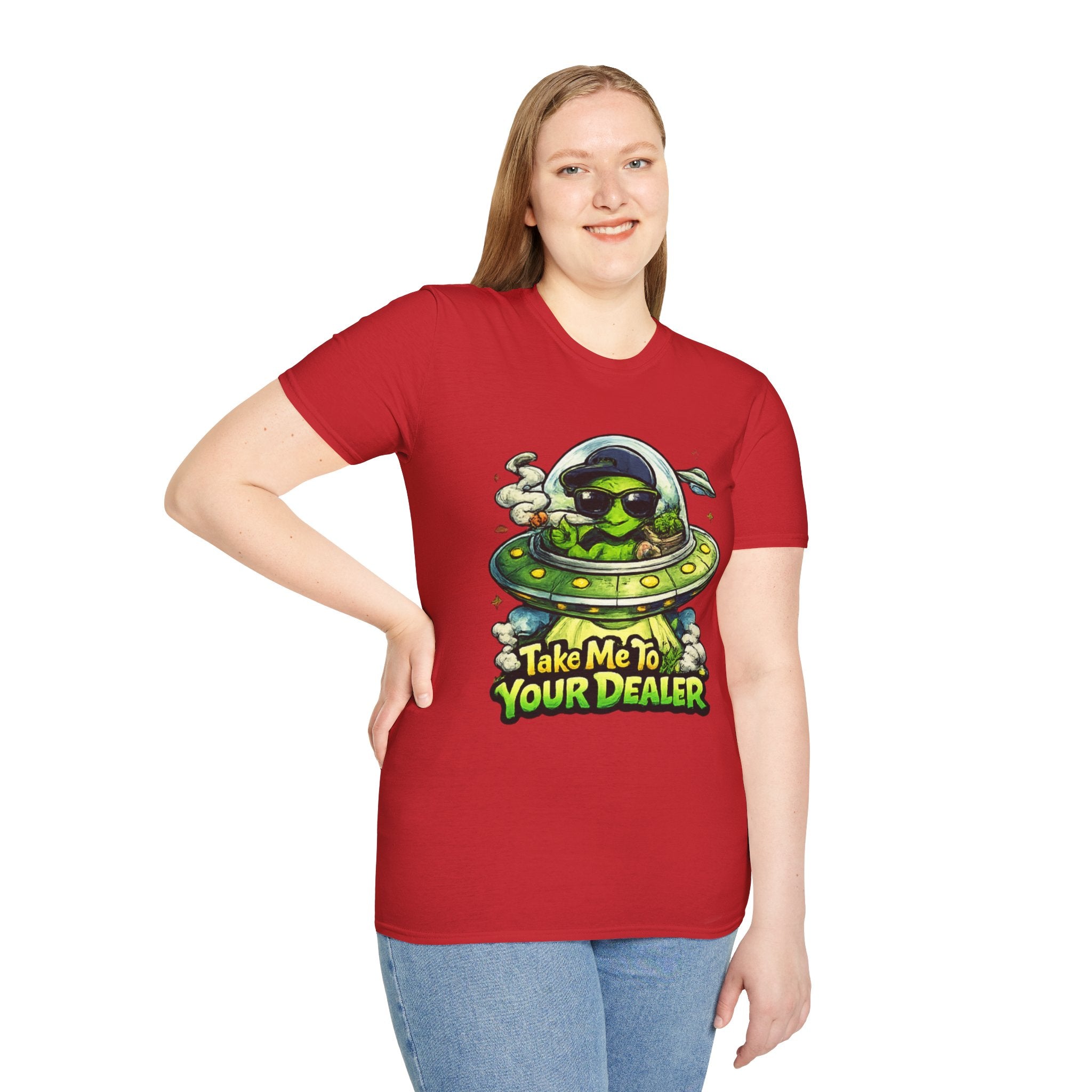 Take Me To Your Dealer Alien T-Shirt