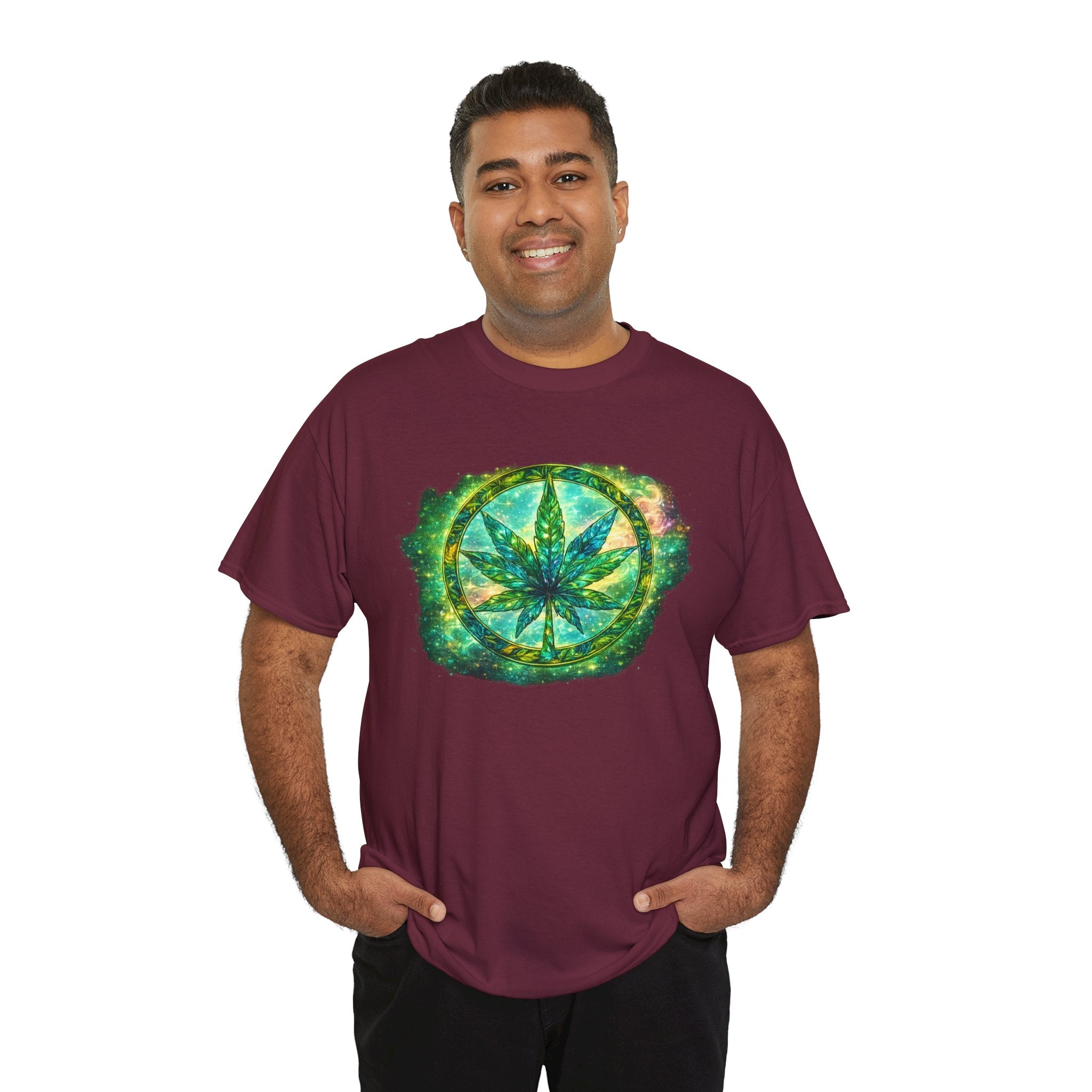Marijuana Leaf Tie-Dye T-Shirt