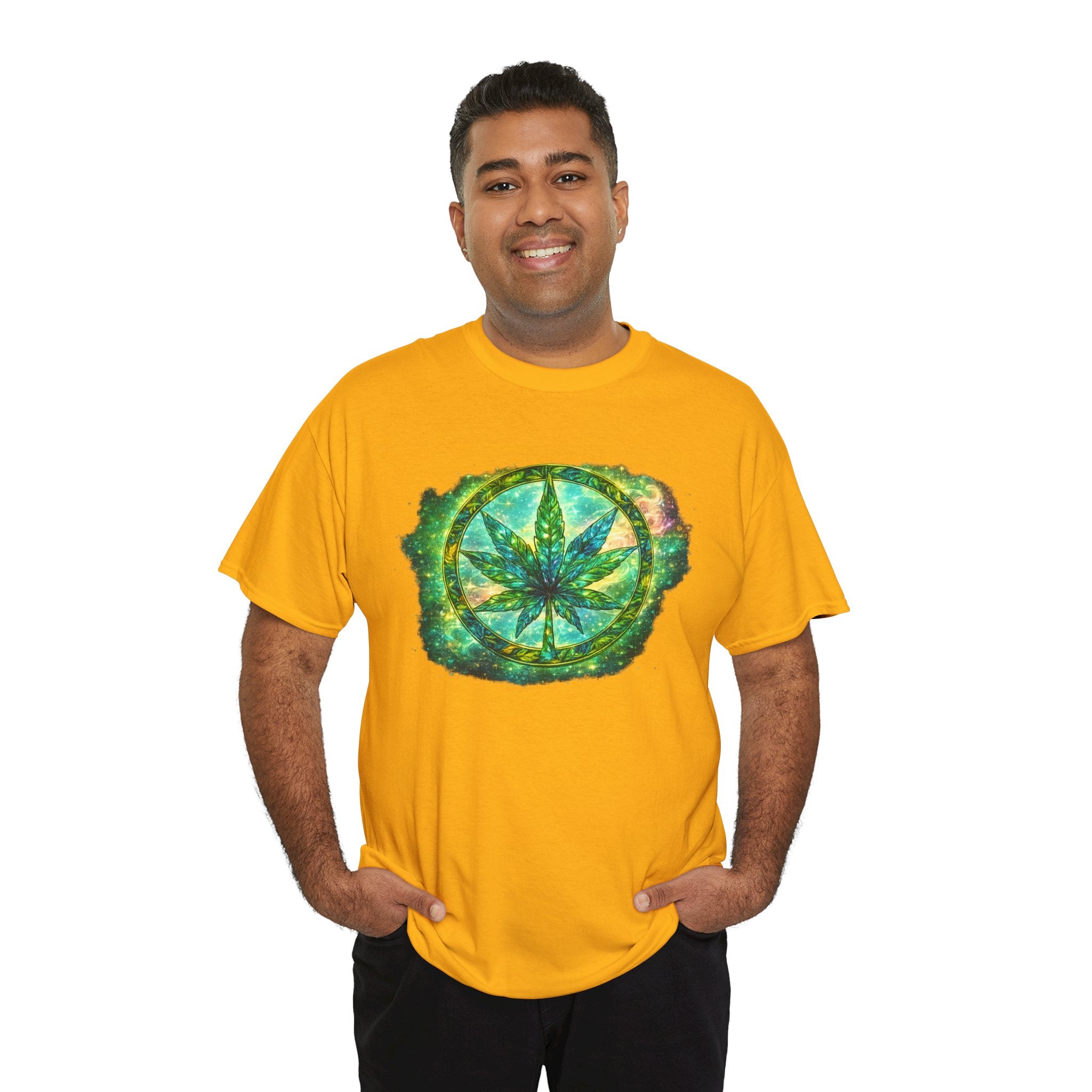 Marijuana Leaf Tie-Dye T-Shirt