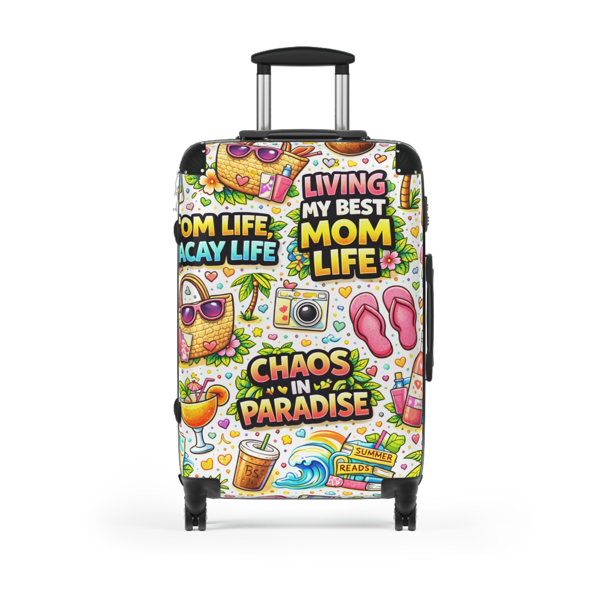 Suitcase – "Living My Best Mom Life: Chaos in Paradise" Carry-On