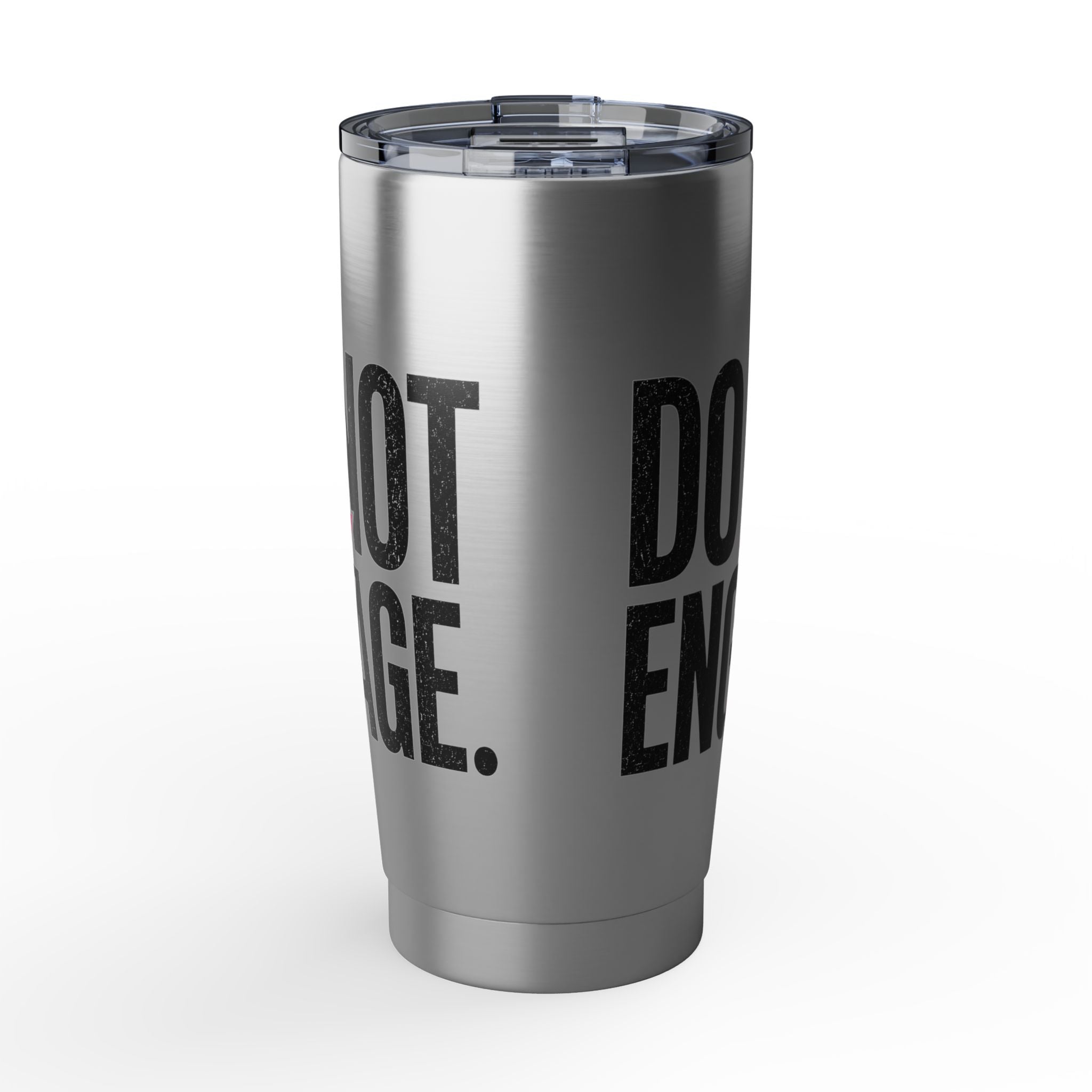 20oz Insulated Tumbler — Bold "Do Not Enlarge" Minimalist Stainless Travel Cup
