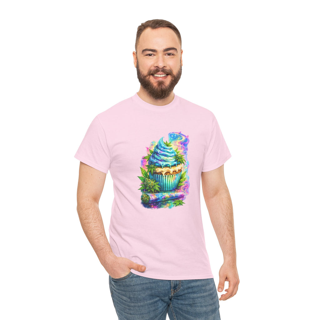 Cupcake Fantasy T-Shirt — Rainbow Psychedelic Dessert Tee