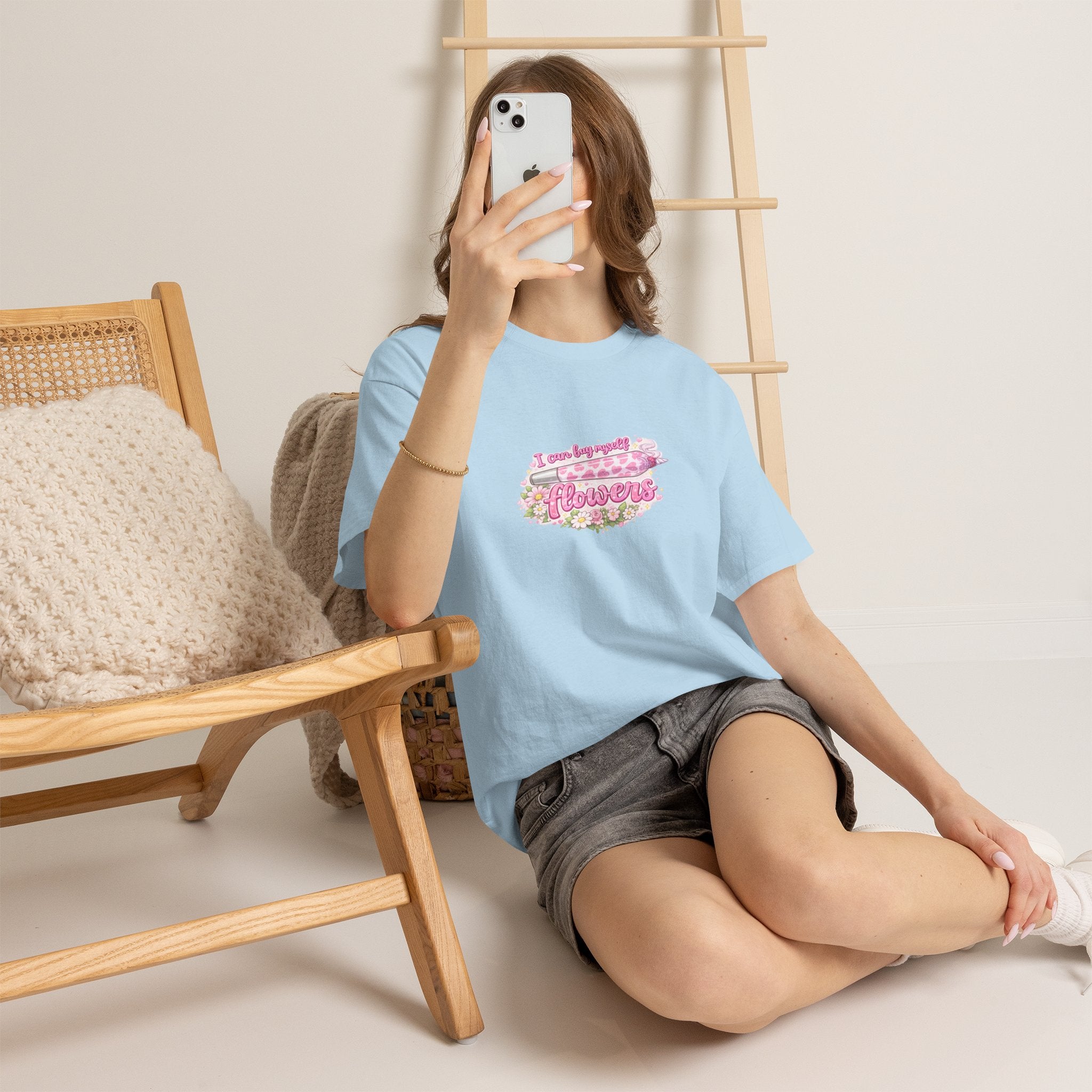 Floral 'I Own A Bouquet Of Flowers' Graphic Tee — Women's Cute Garden Shirt