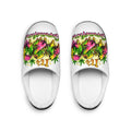 Women's Slippers - "It's Somewhere" Colorful Retro Tropical Indoor House Slippers