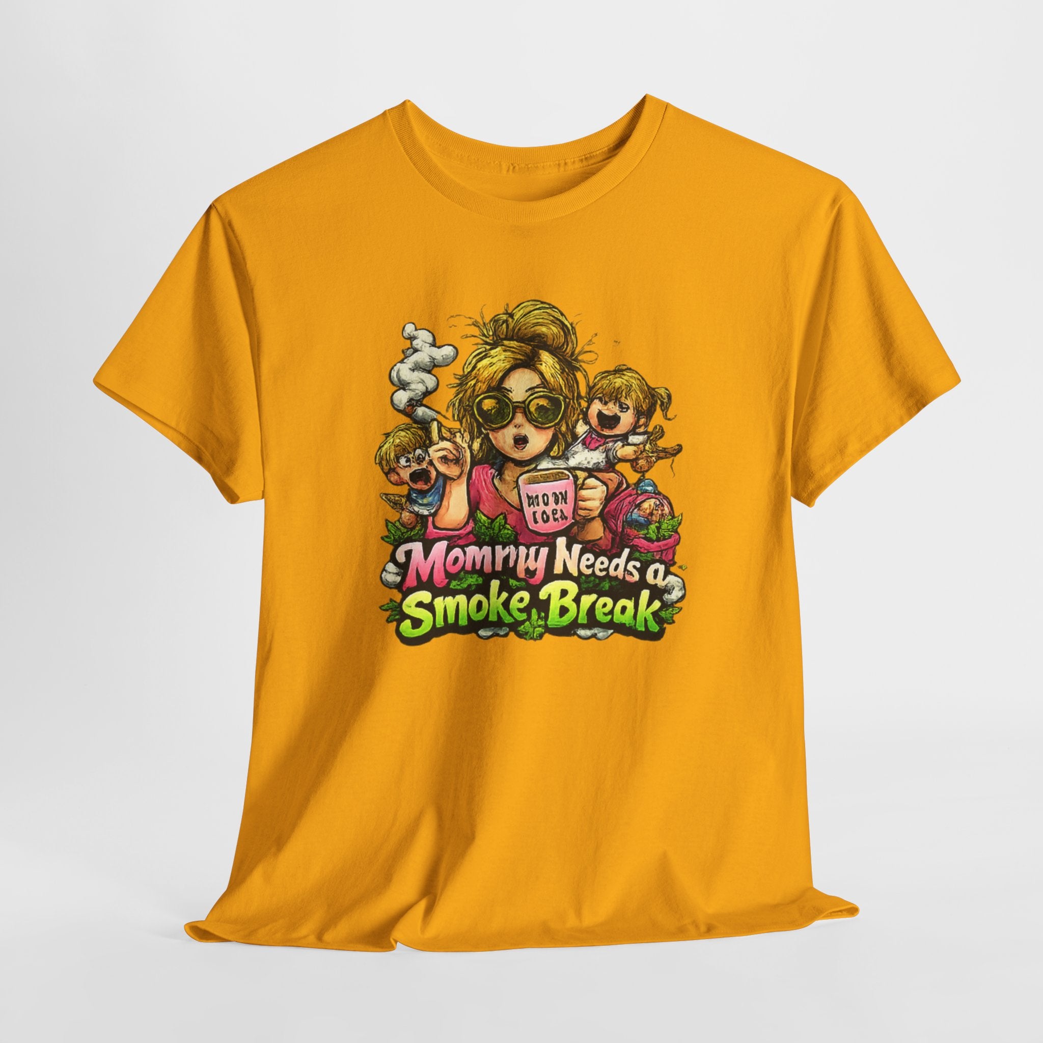 Mommy Needs a Smoke Break T-Shirt — Funny Mom Graphic Tee