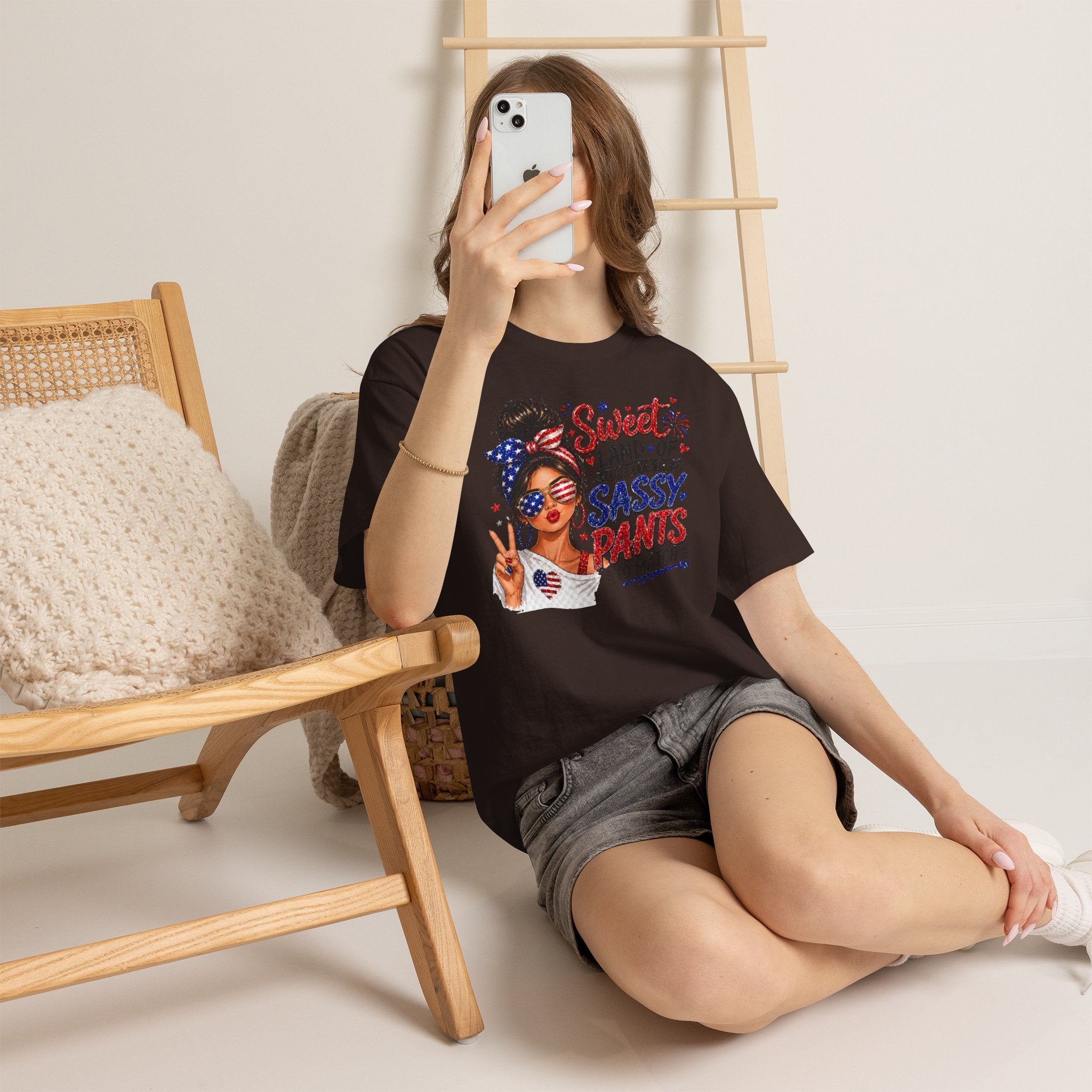 Patriotic 'Sweet Land of Liberty' Sassy Pants Tee