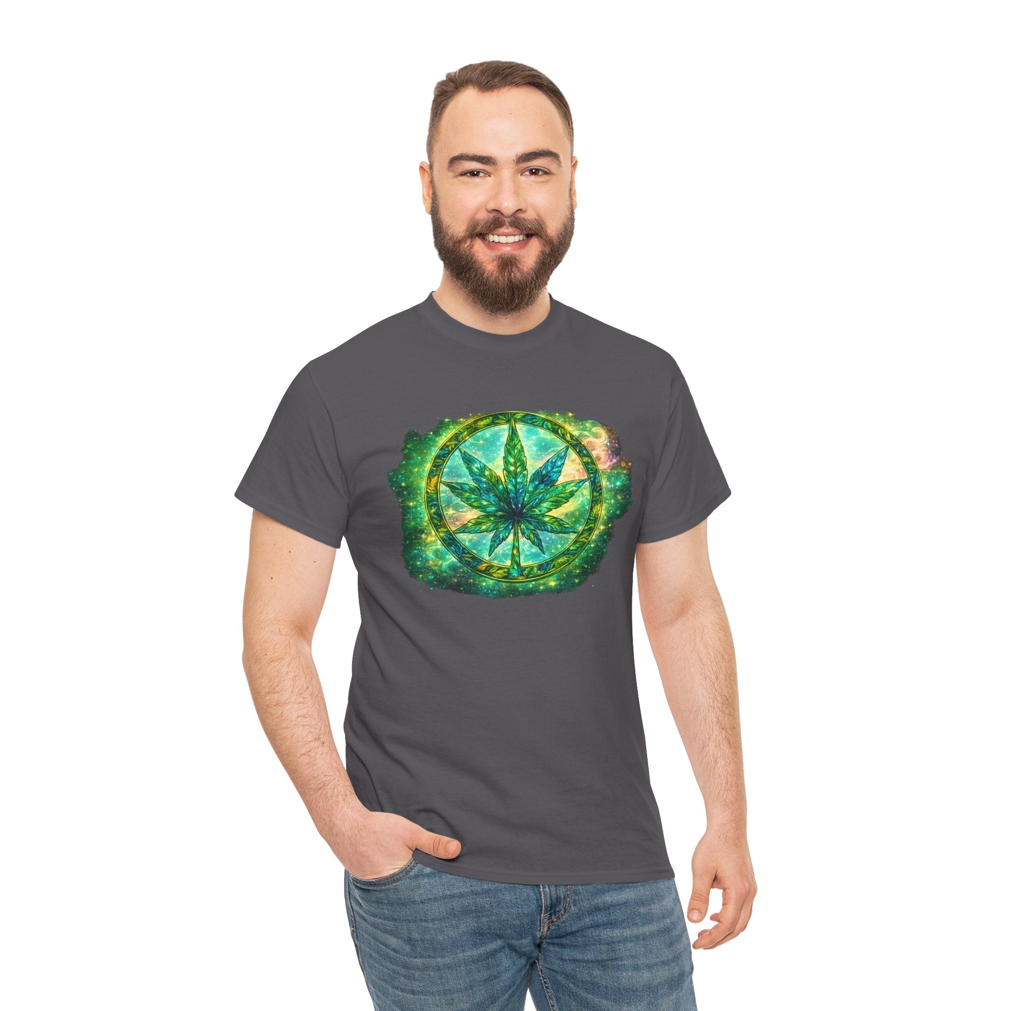 Marijuana Leaf Tie-Dye T-Shirt