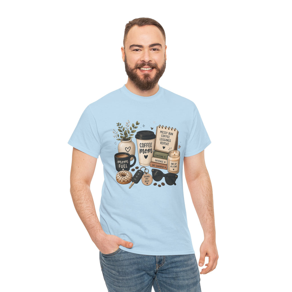 Coffee Mom Tee — Cute Coffee & Cookies Graphic T-Shirt