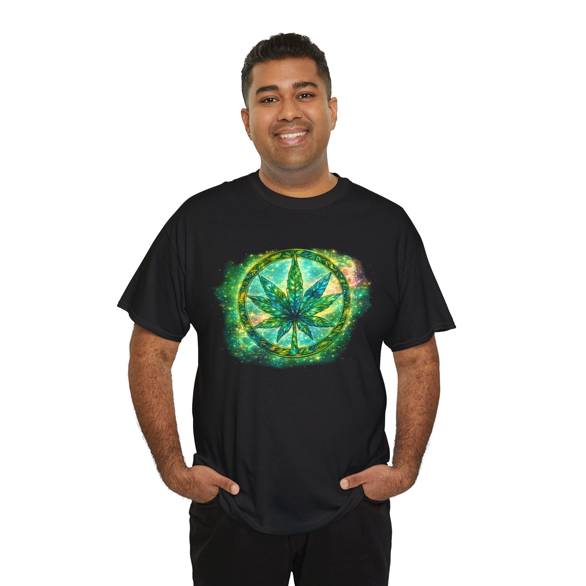 Marijuana Leaf Tie-Dye T-Shirt