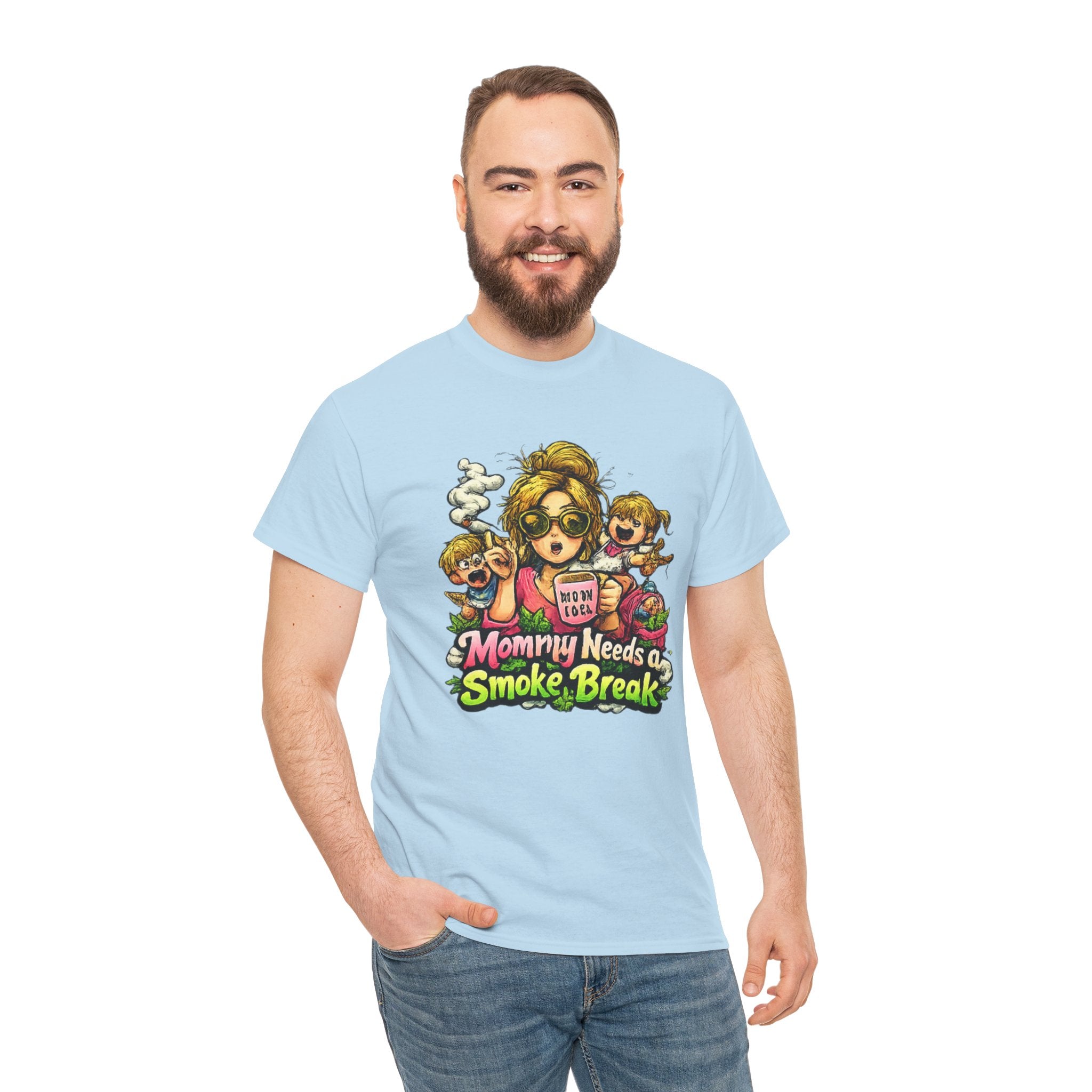 Mommy Needs a Smoke Break T-Shirt — Funny Mom Graphic Tee