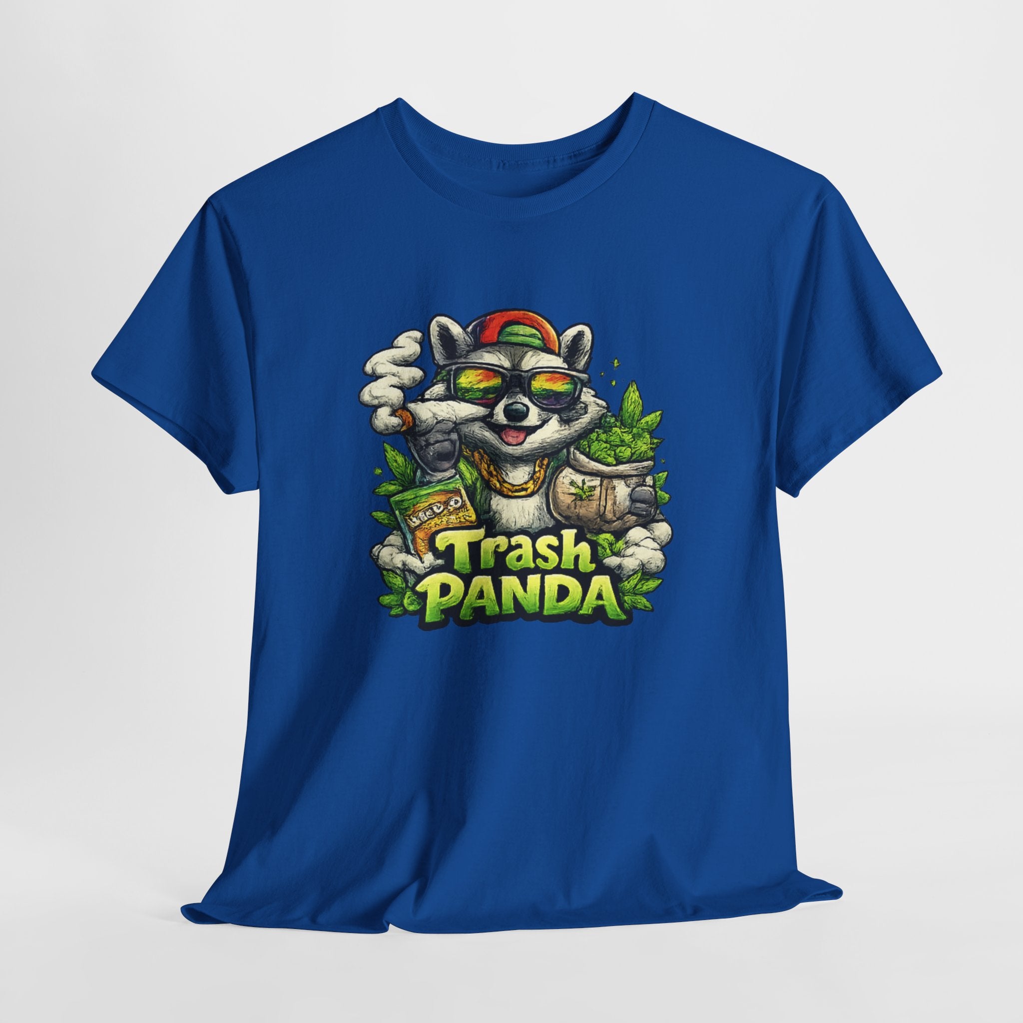 Trash Panda Graphic Tee — Funny Raccoon Streetwear Shirt