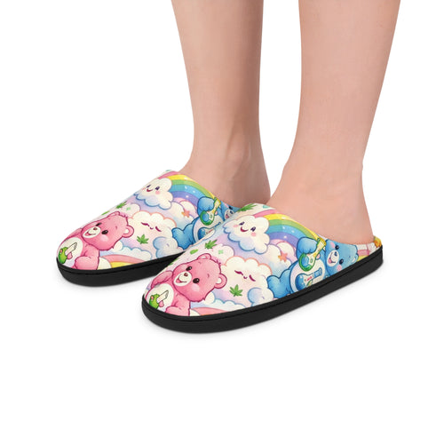 Care Bears Rainbow Slippers — Cute Cloud & Heart Indoor Women’s Slippers