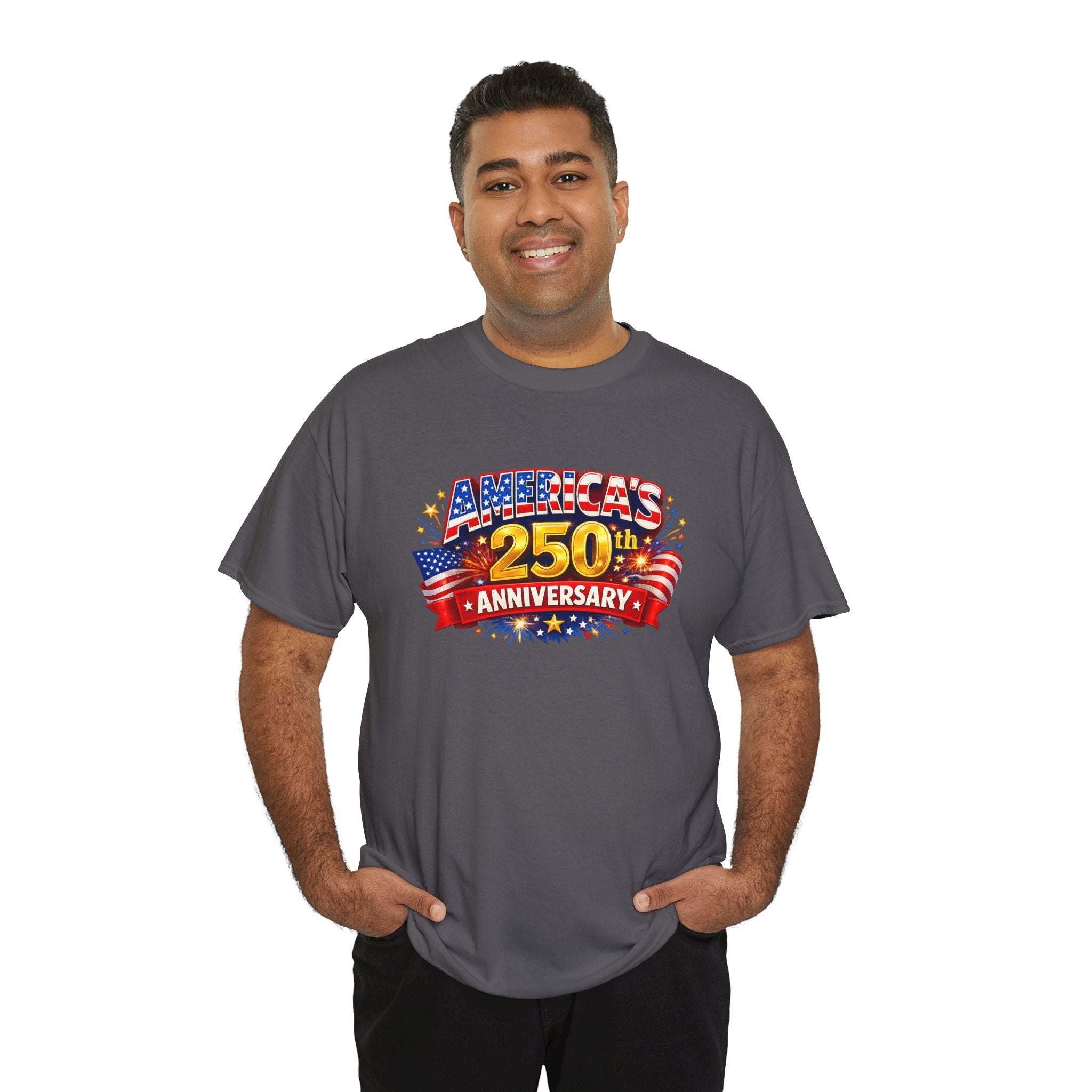 America's 250th Anniversary T-Shirt — Patriotic 4th of July Tee