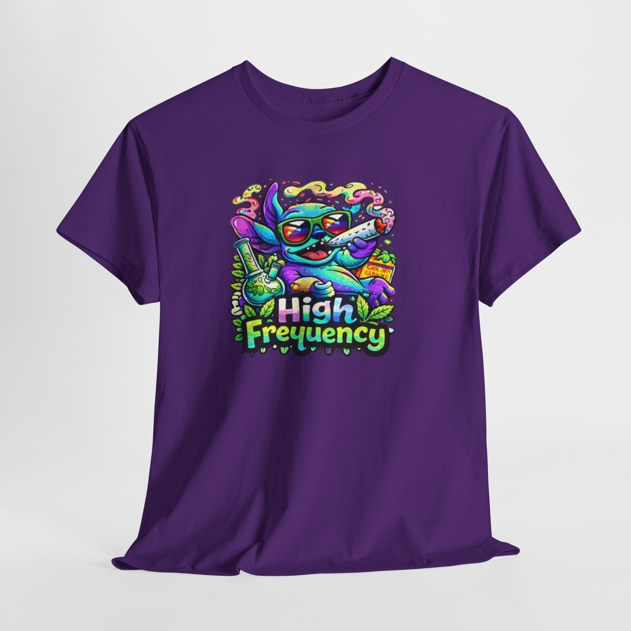 Psychedelic Cat 'High Frequency' Graphic Tee