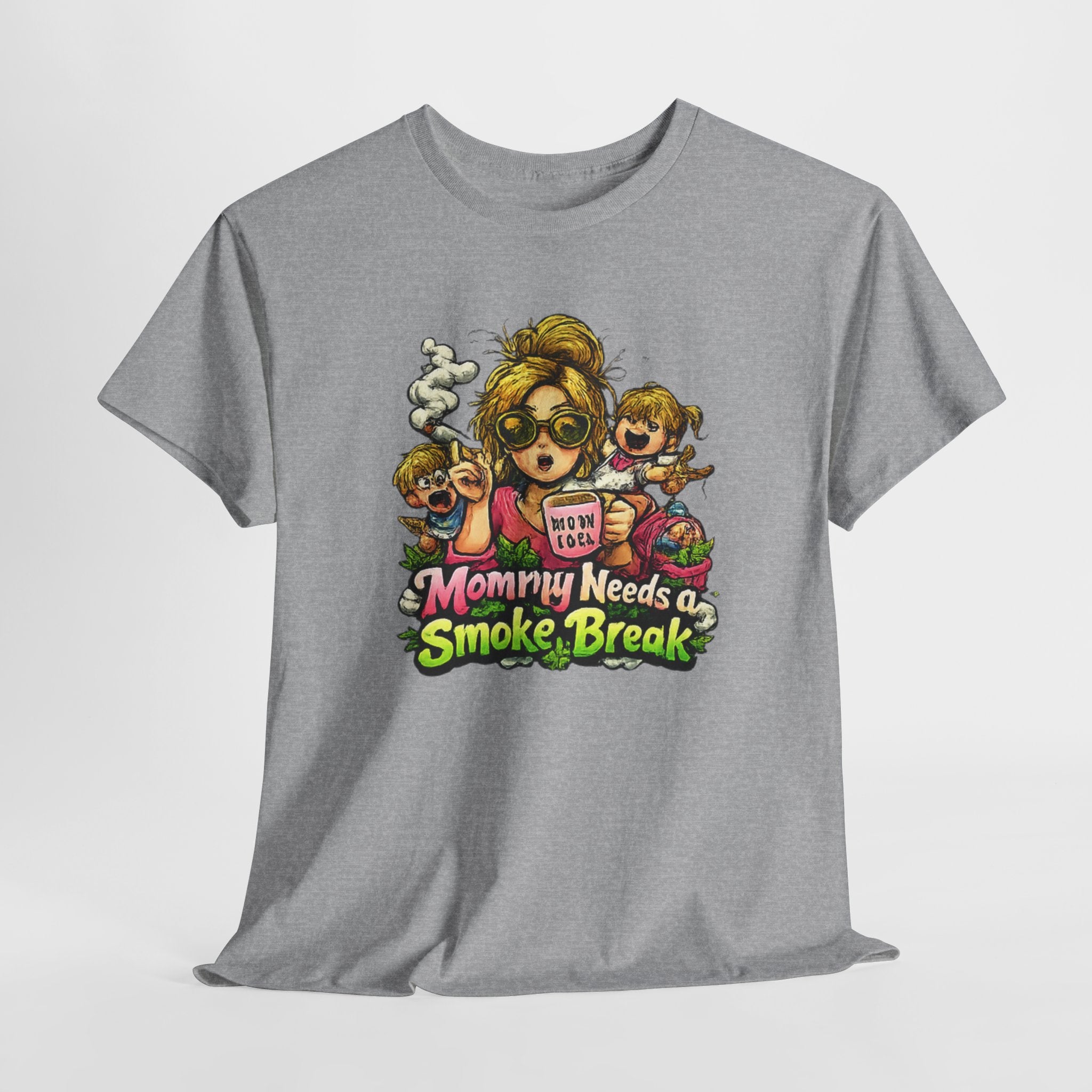 Mommy Needs a Smoke Break T-Shirt — Funny Mom Graphic Tee