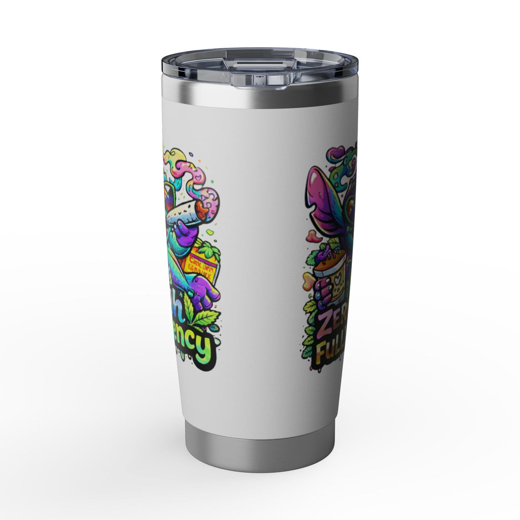 20oz Tumbler — Colorful Vagabond Travel Cup with 'Vagabond' Adventure Artwork