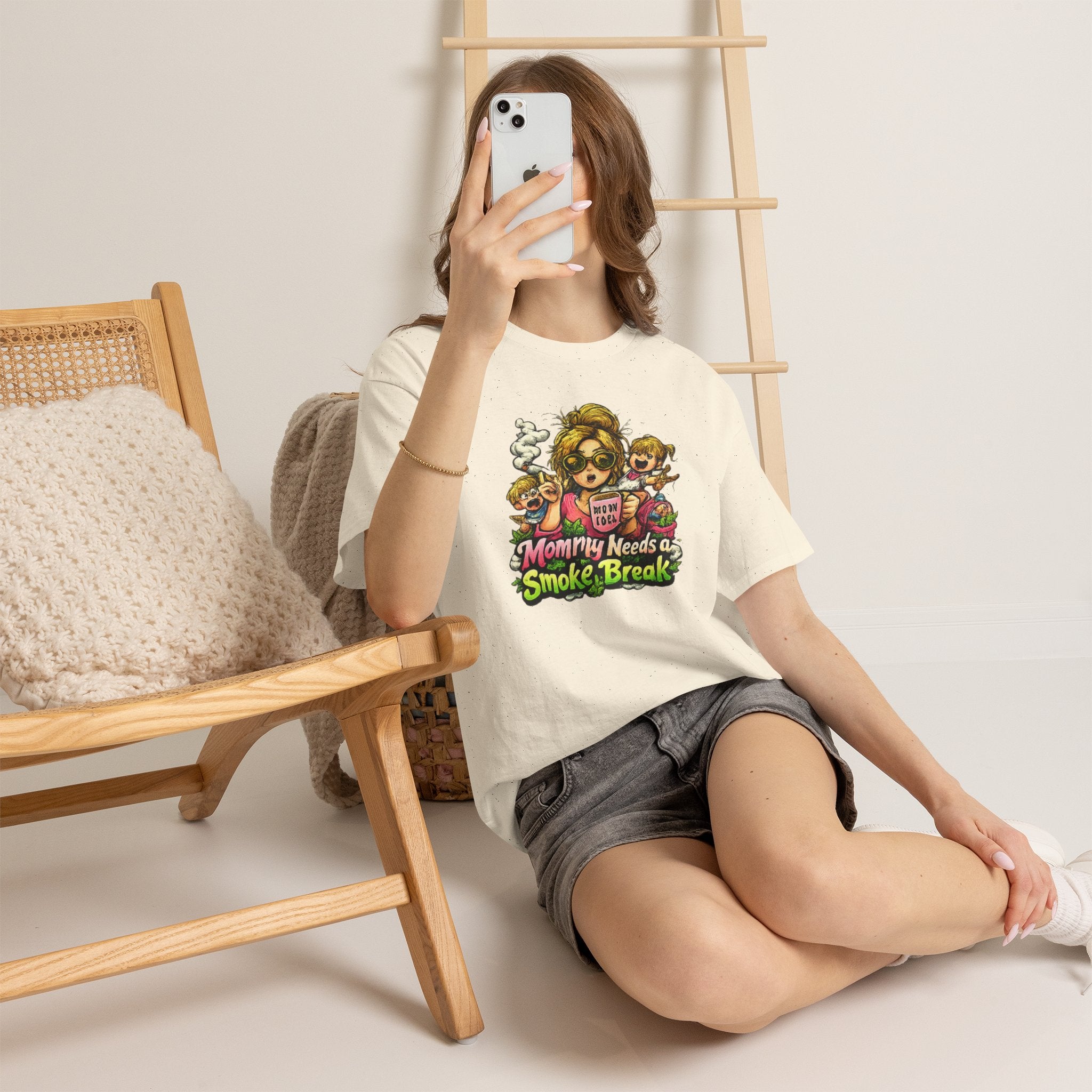 Mommy Needs a Smoke Break T-Shirt — Funny Mom Graphic Tee