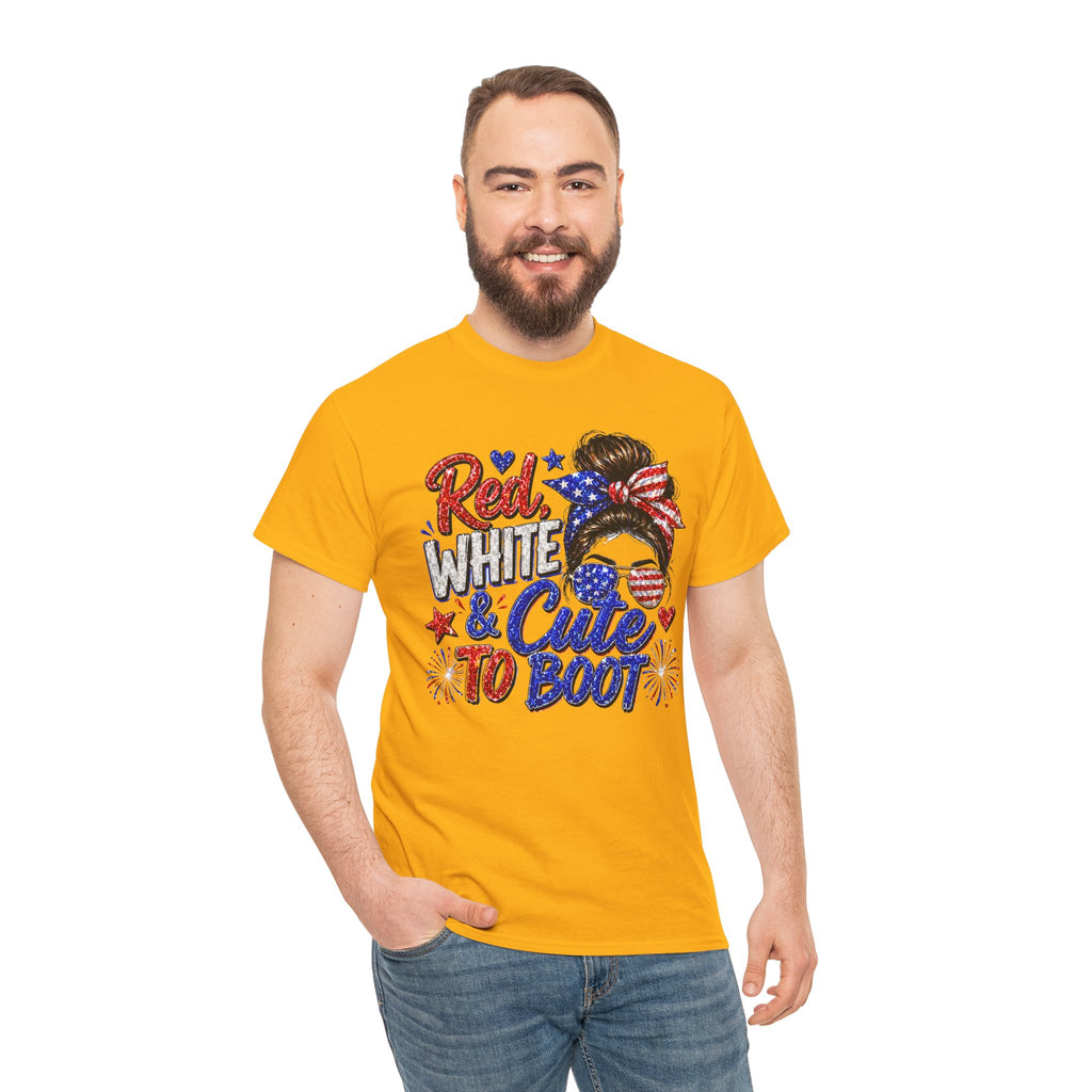 Patriotic 'Red White & Cute To Boot' Tee