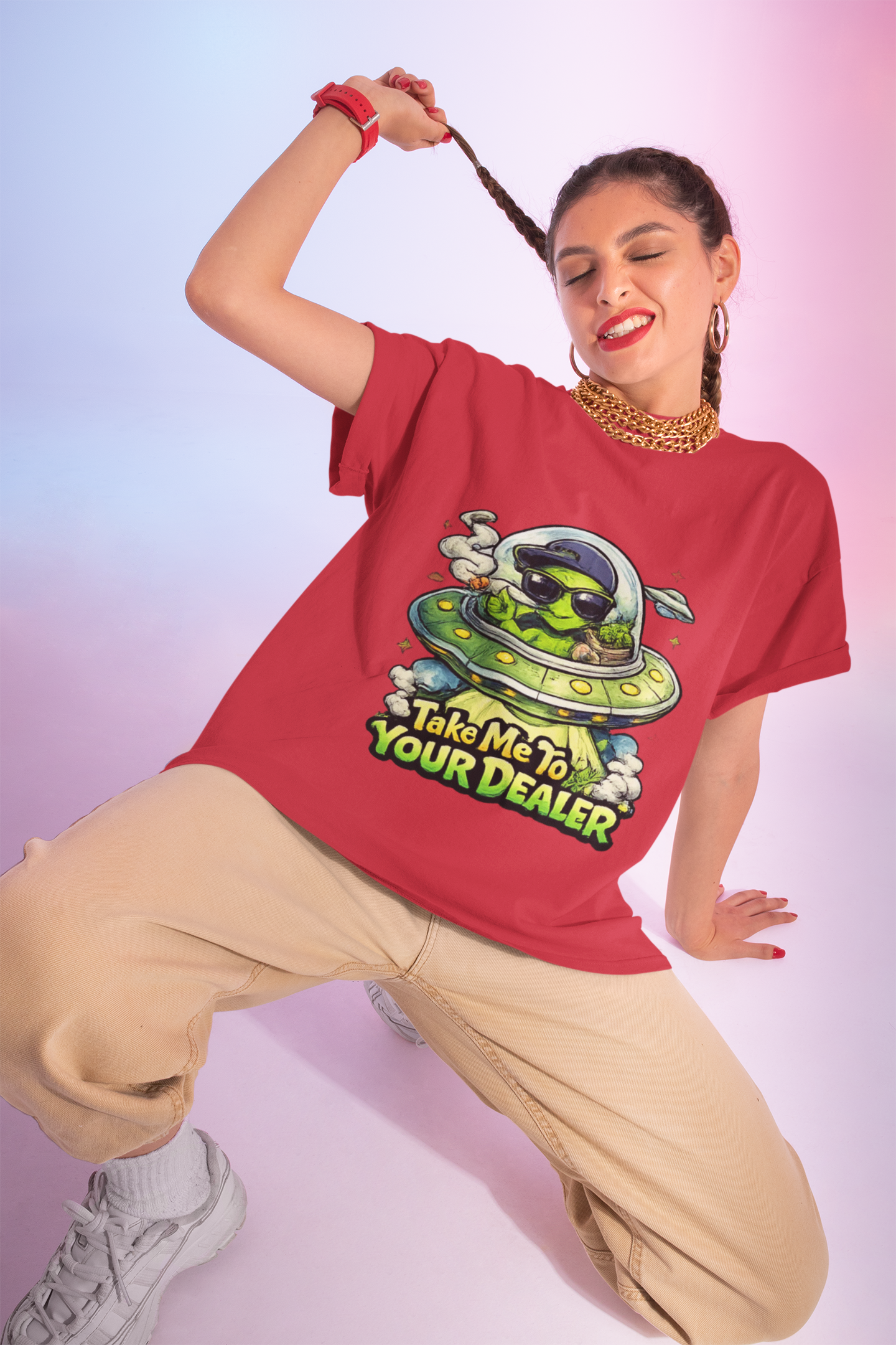 Take Me To Your Dealer Alien T-Shirt