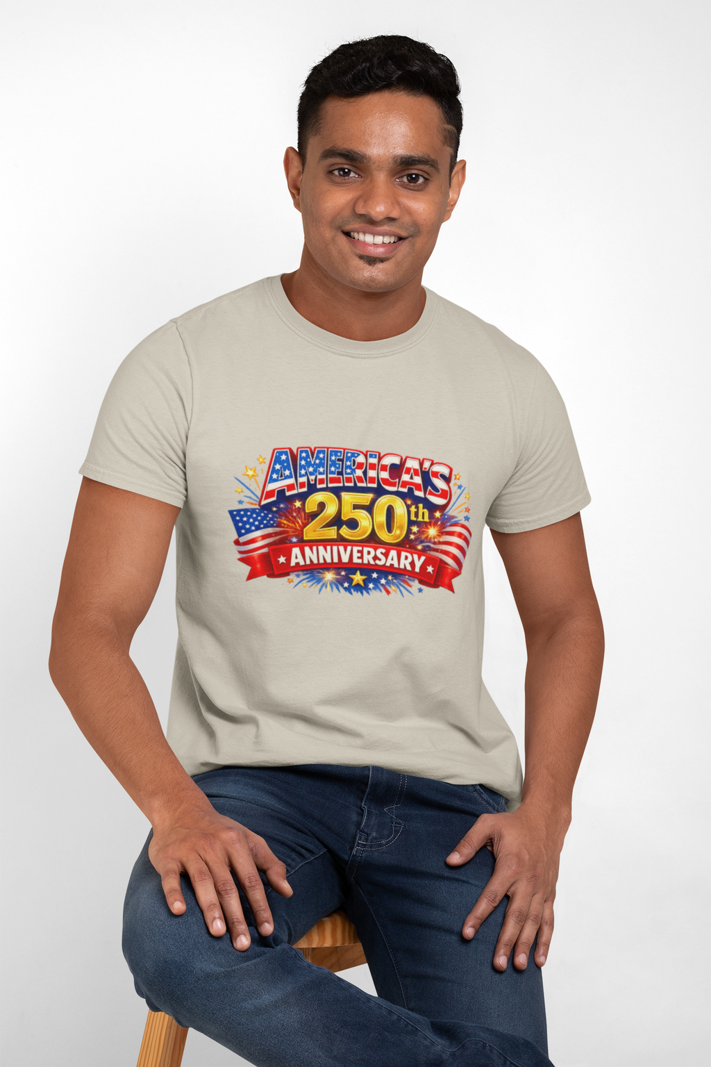 America's 250th Anniversary T-Shirt — Patriotic 4th of July Tee