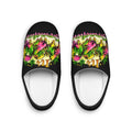 "It's Somewhere" Colorful Retro Tropical Indoor House Slippers