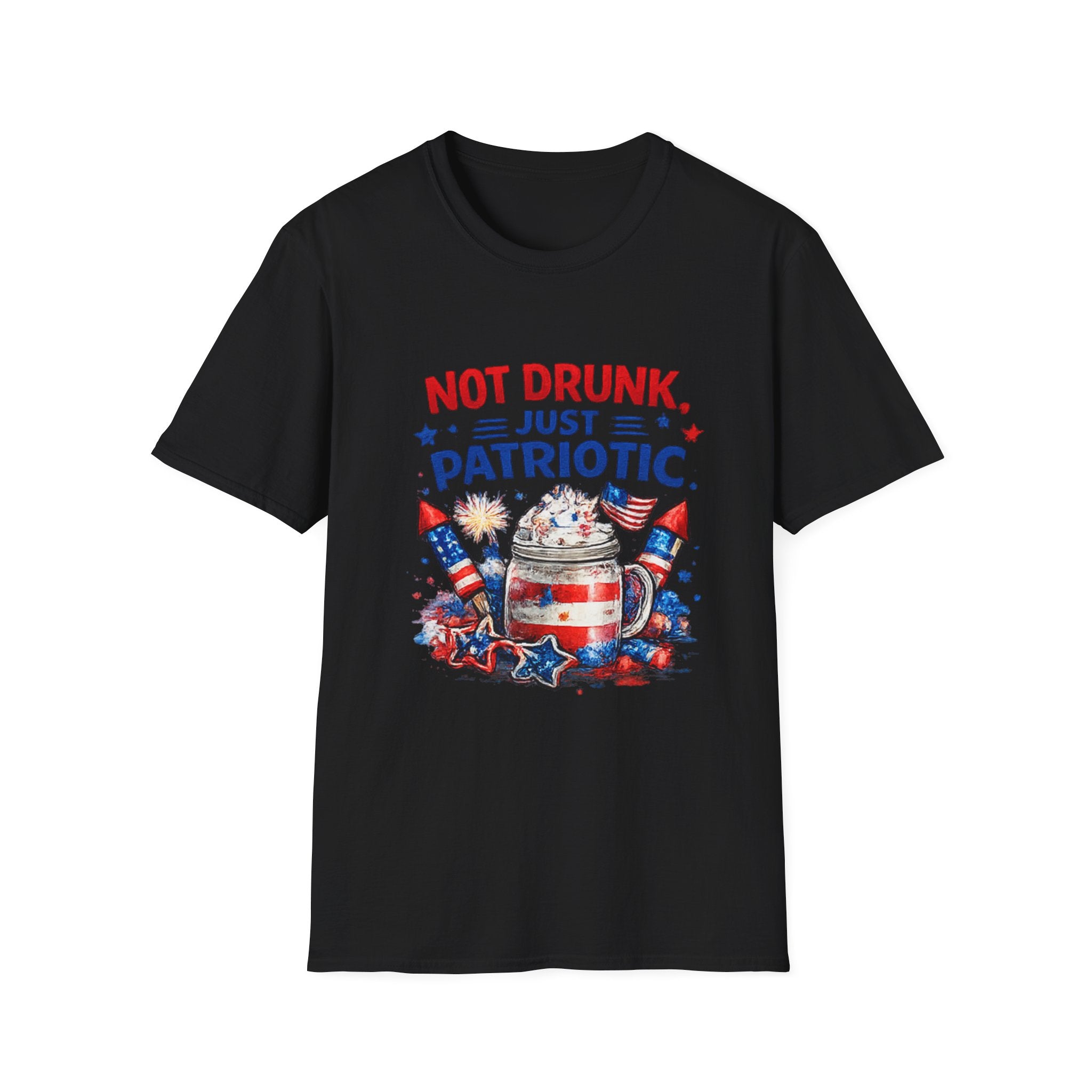 Patriotic 'Not Drunk, Just Patriotic' T-Shirt