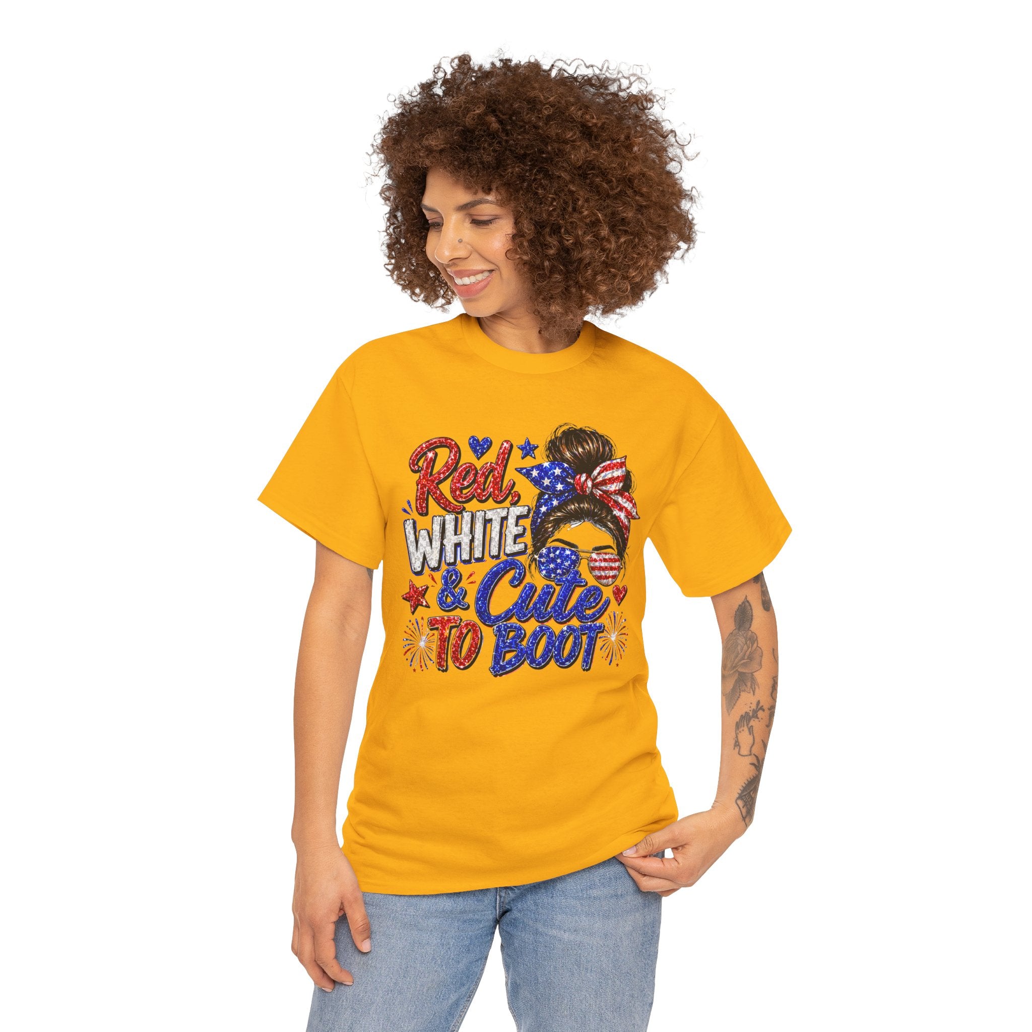 Patriotic 'Red White & Cute To Boot' Tee