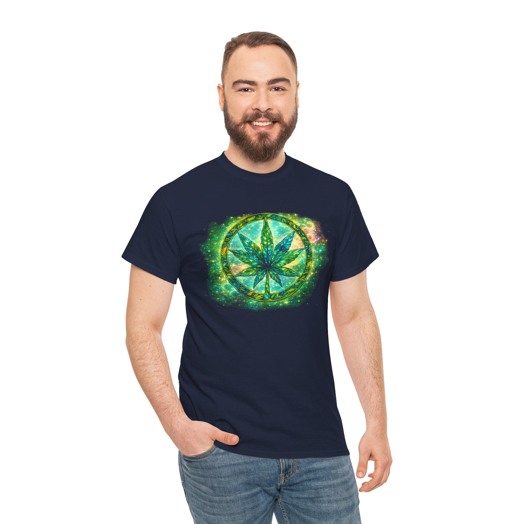 Marijuana Leaf Tie-Dye T-Shirt
