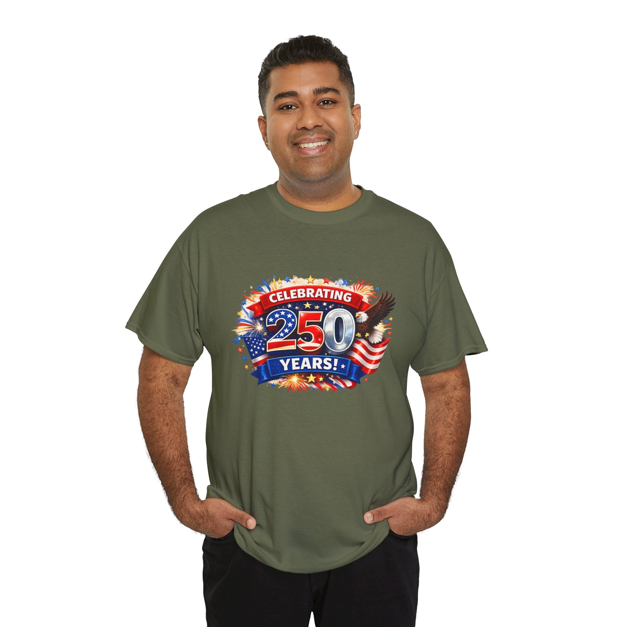 Celebrating 250 Years! Patriotic 250th Anniversary T-Shirt