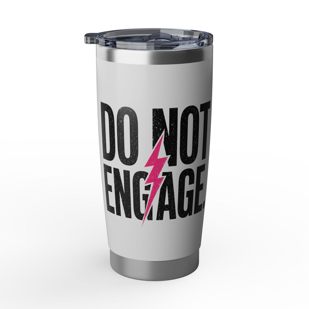 20oz Insulated Tumbler — Bold "Do Not Enlarge" Minimalist Stainless Travel Cup