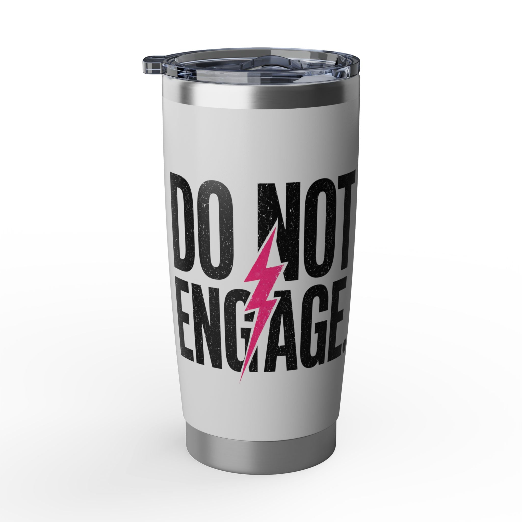 20oz Insulated Tumbler — Bold "Do Not Enlarge" Minimalist Stainless Travel Cup