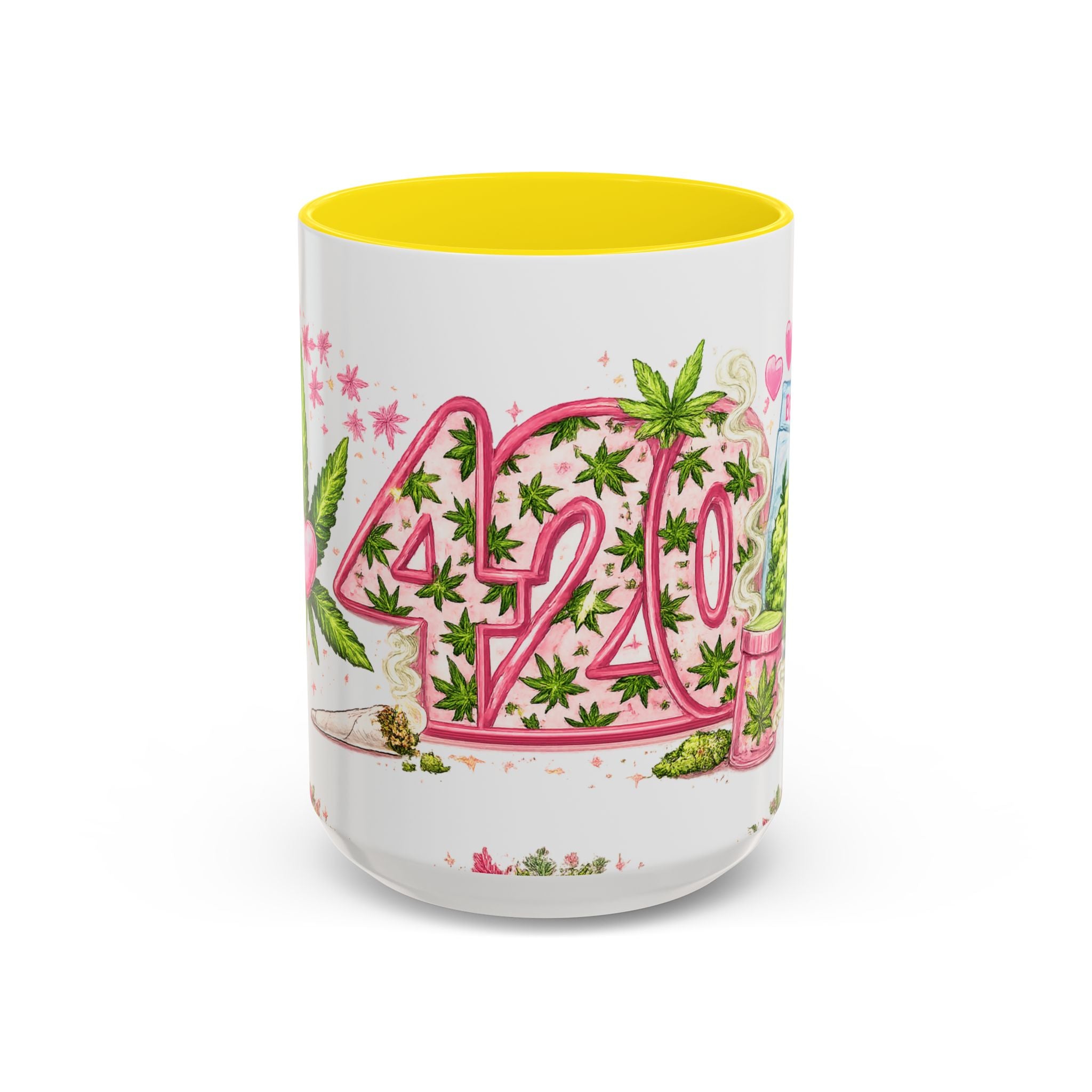 420 Cannabis Coffee Mug — 'Best Buds' Accent Tea Cup (11/15oz)