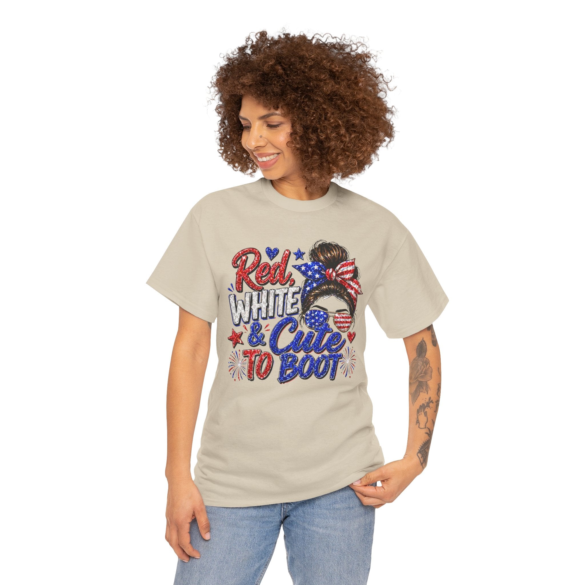 Patriotic 'Red White & Cute To Boot' Tee