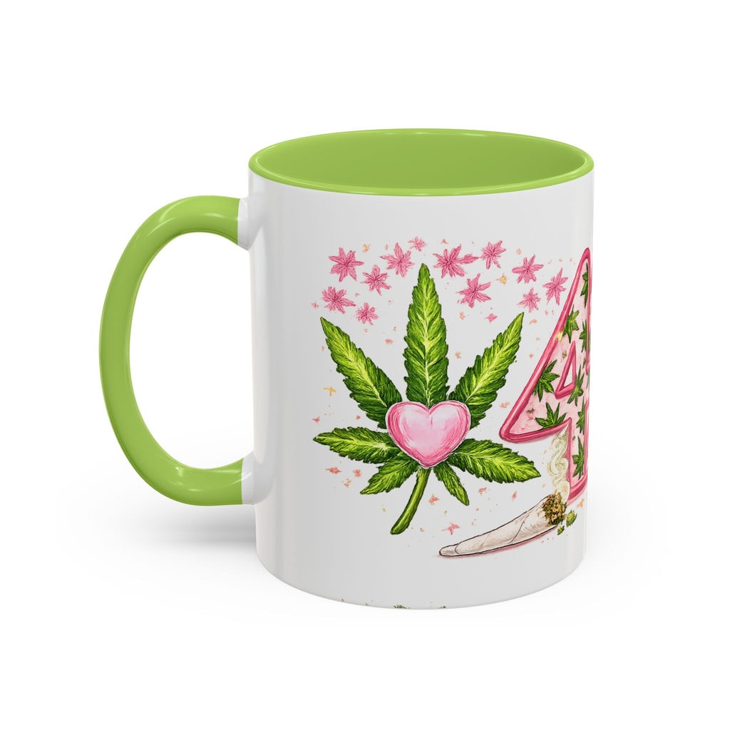 420 Cannabis Coffee Mug — 'Best Buds' Accent Tea Cup (11/15oz)