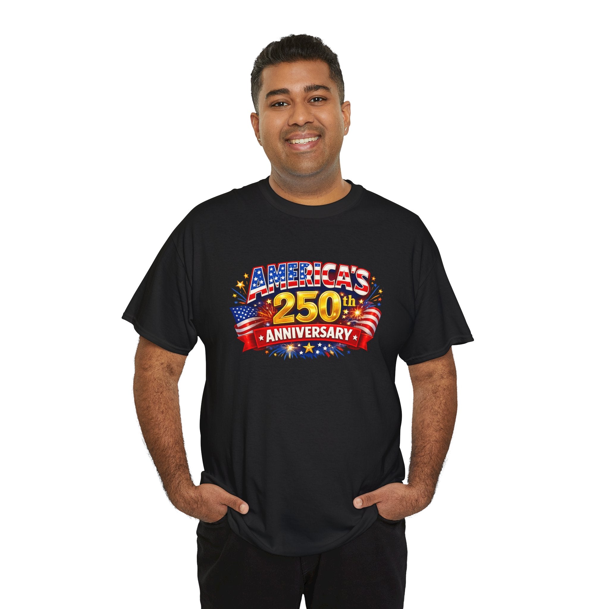 America's 250th Anniversary T-Shirt — Patriotic 4th of July Tee