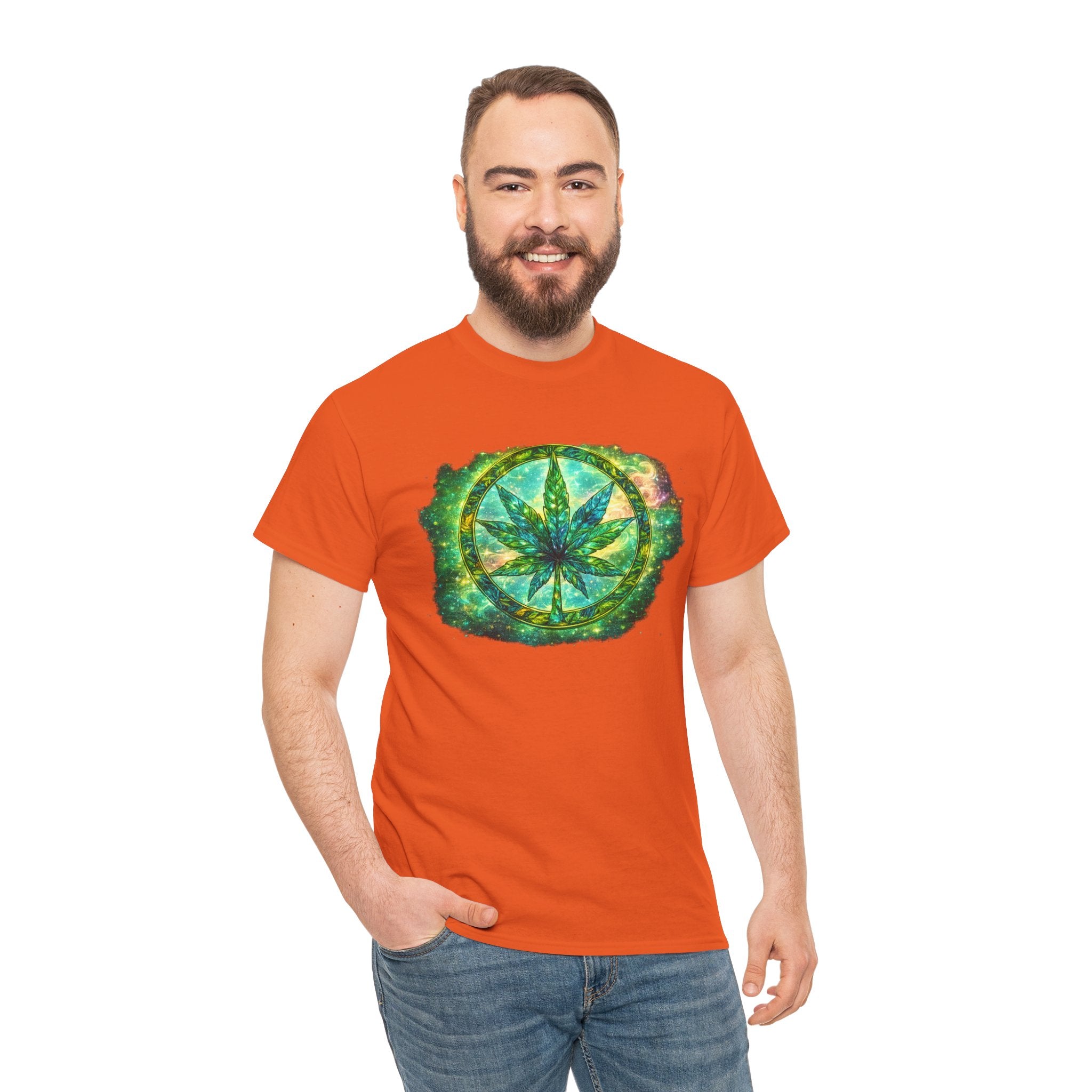 Marijuana Leaf Tie-Dye T-Shirt
