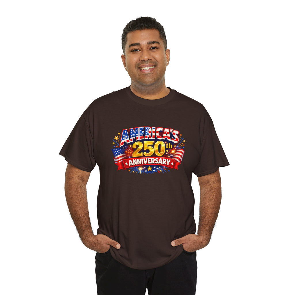 America's 250th Anniversary T-Shirt — Patriotic 4th of July Tee