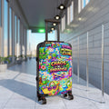 Chaos in Paradise Carry-On Suitcase — Colorful Stoner Mommies Club Travel Luggage