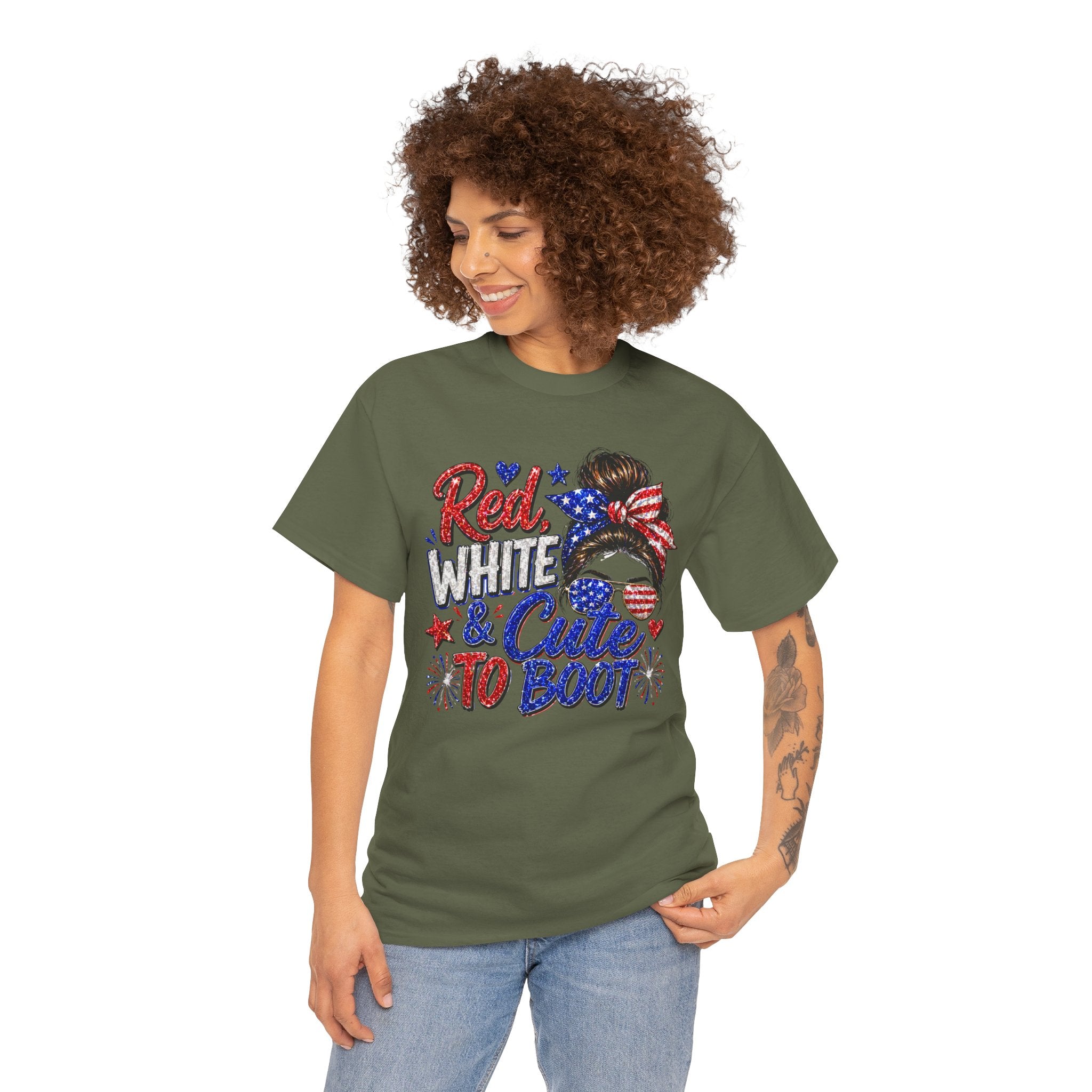 Patriotic 'Red White & Cute To Boot' Tee