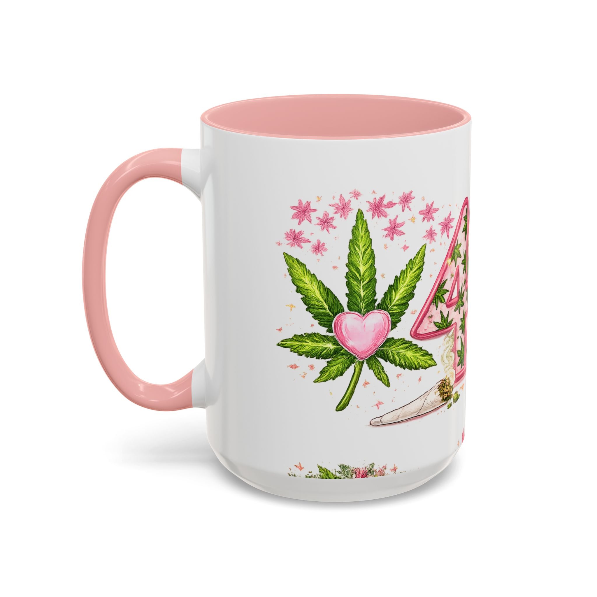 420 Cannabis Coffee Mug — 'Best Buds' Accent Tea Cup (11/15oz)