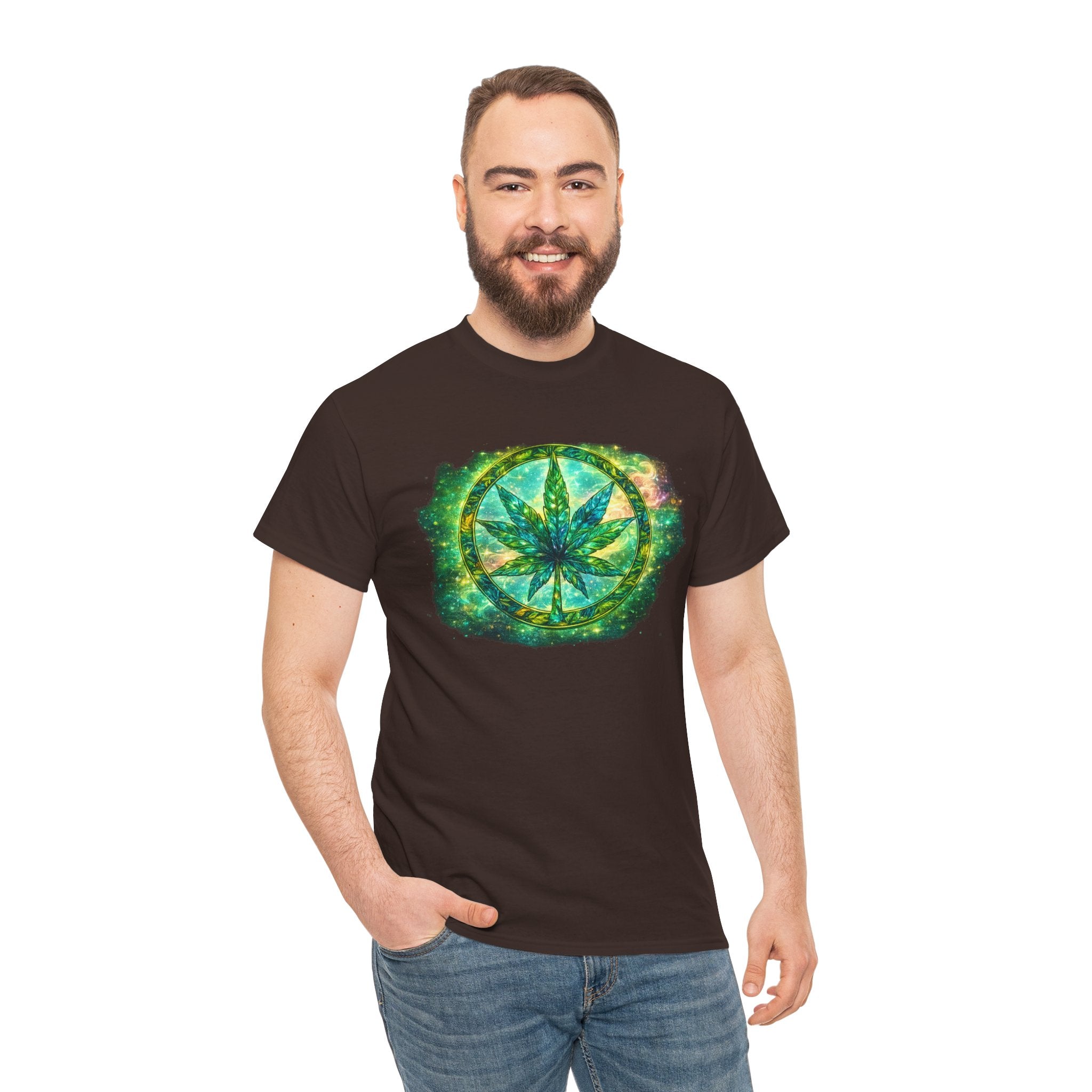 Marijuana Leaf Tie-Dye T-Shirt