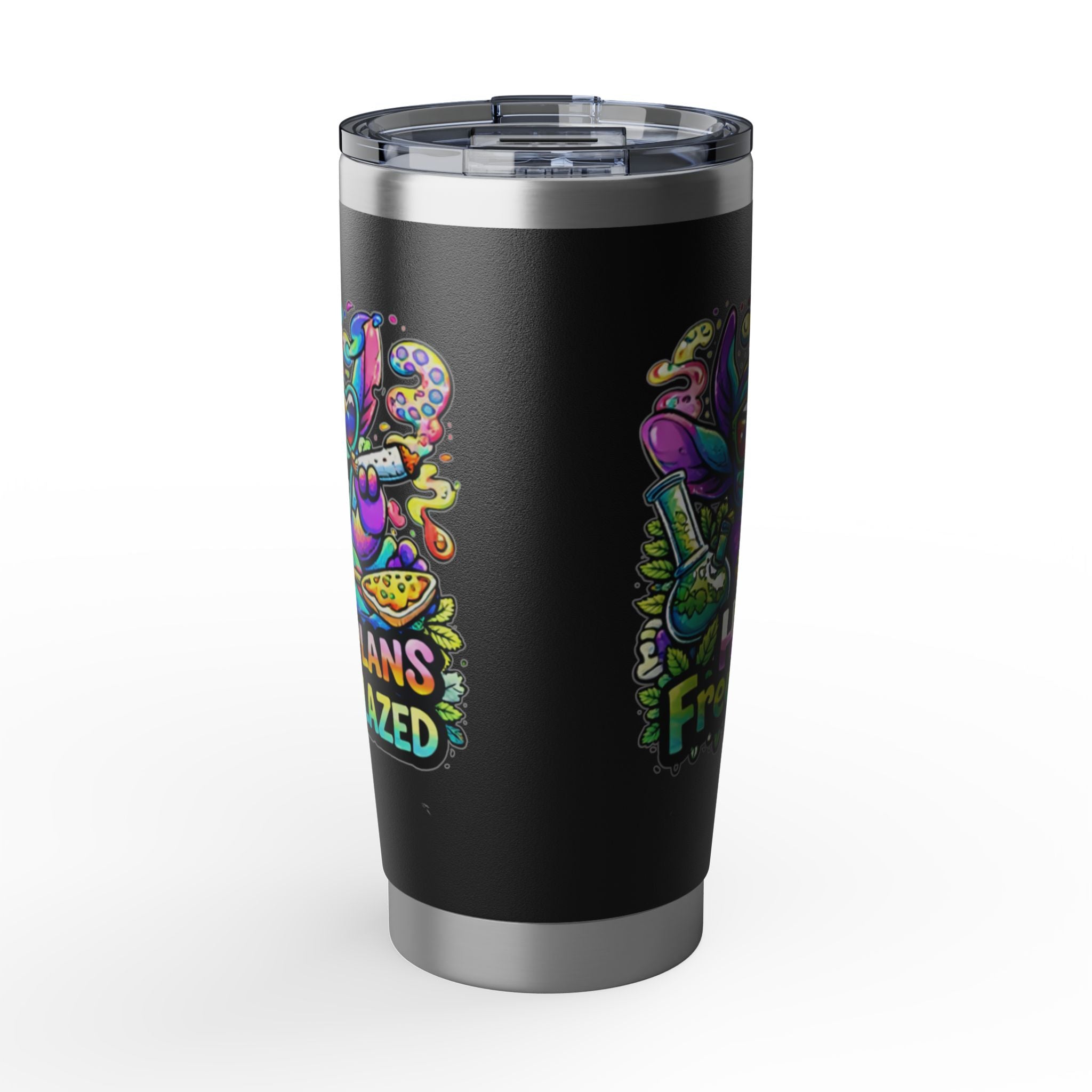 20oz Tumbler — Colorful Vagabond Travel Cup with 'Vagabond' Adventure Artwork