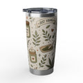 Herbal Reset 20oz Tumbler — Botanical Cannabis Leaf Travel Cup
