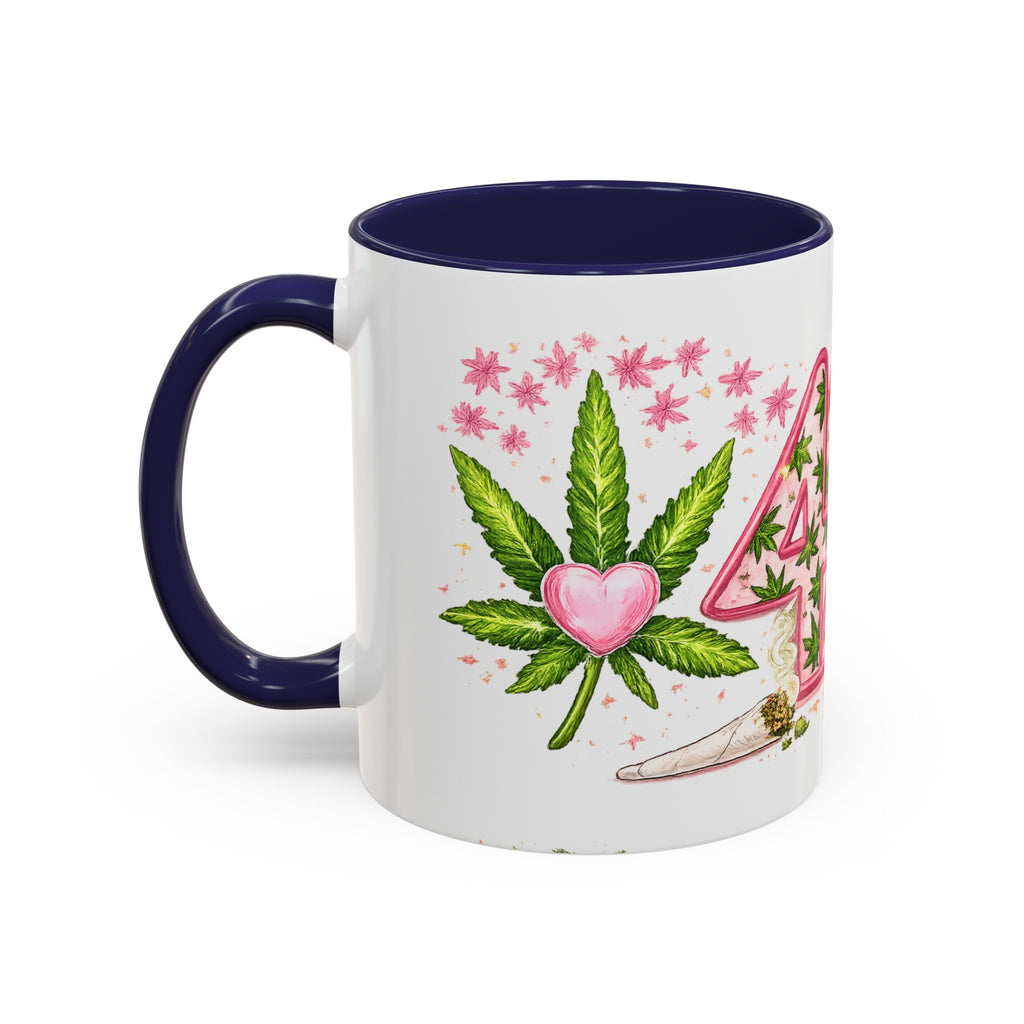 420 Cannabis Coffee Mug — 'Best Buds' Accent Tea Cup (11/15oz)