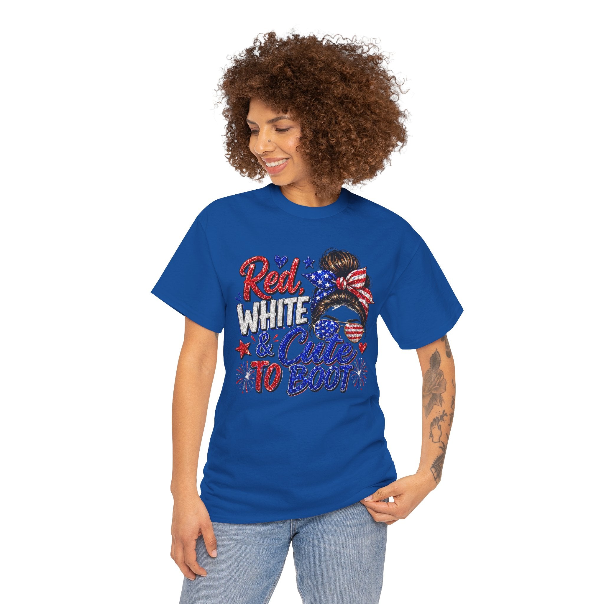 Patriotic 'Red White & Cute To Boot' Tee