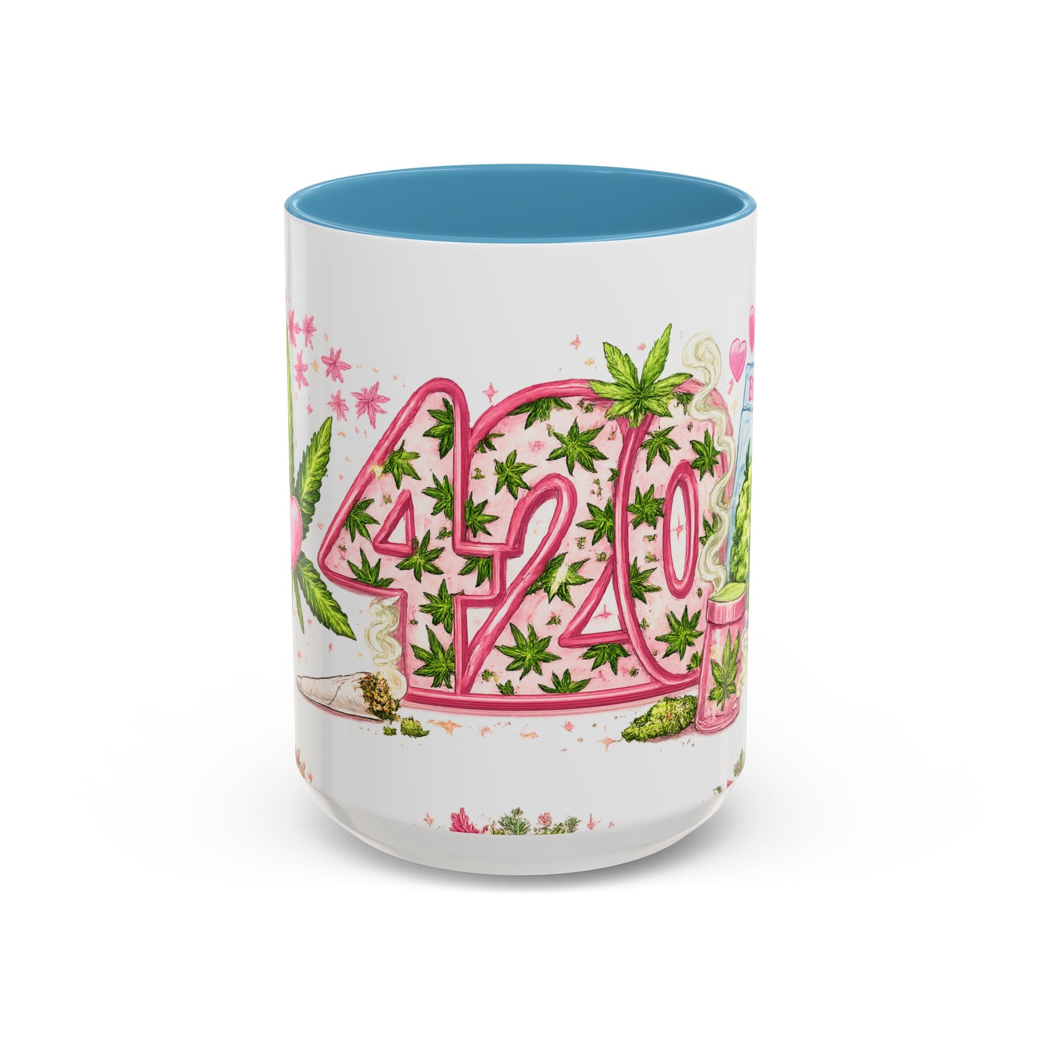 420 Cannabis Coffee Mug — 'Best Buds' Accent Tea Cup (11/15oz)