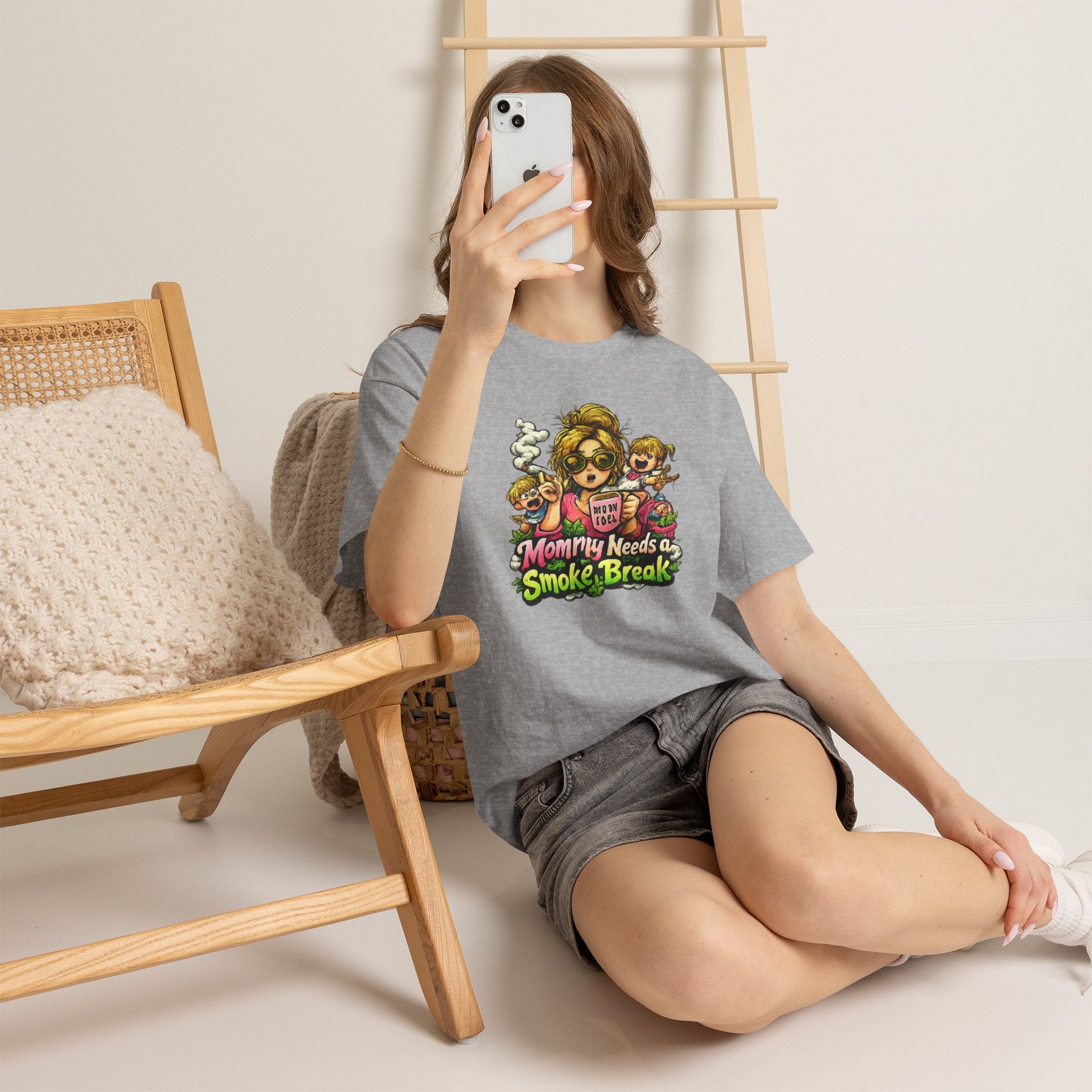 Mommy Needs a Smoke Break T-Shirt — Funny Mom Graphic Tee