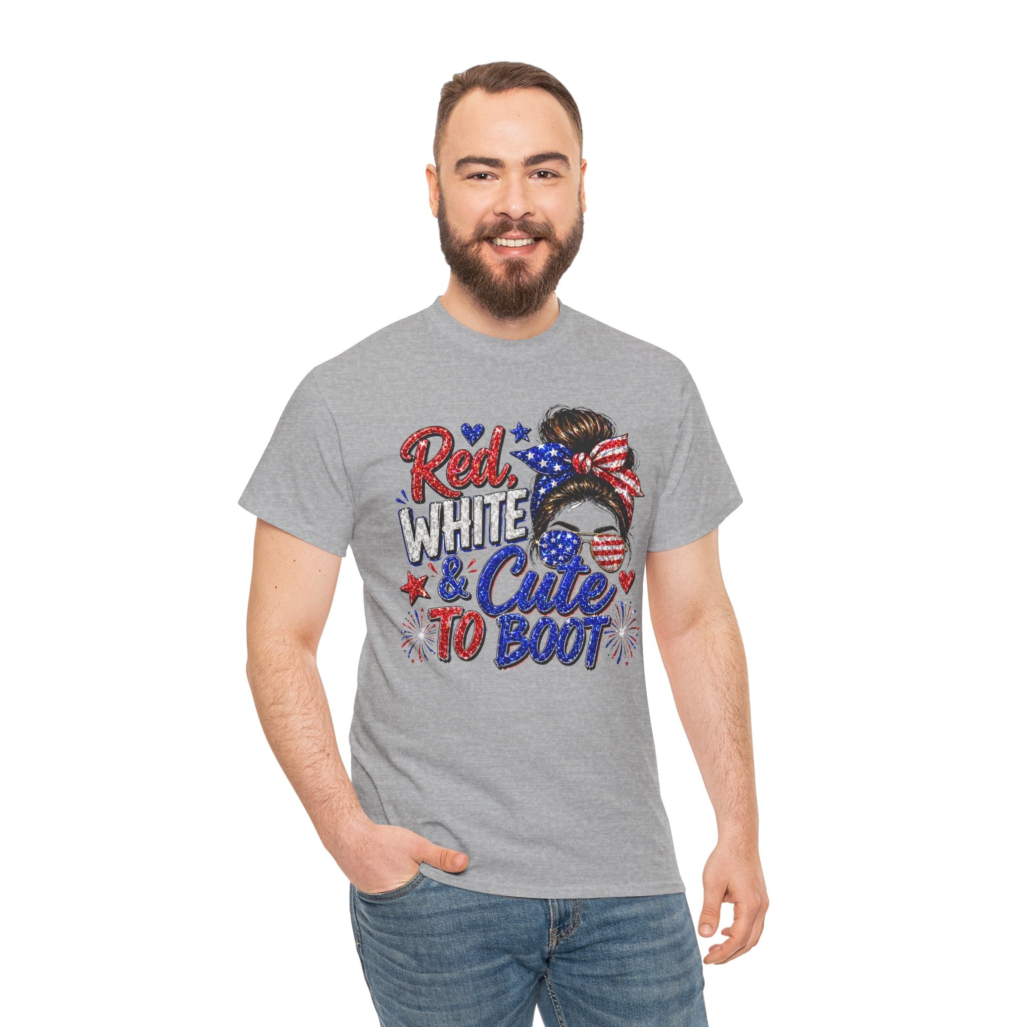 Patriotic 'Red White & Cute To Boot' Tee