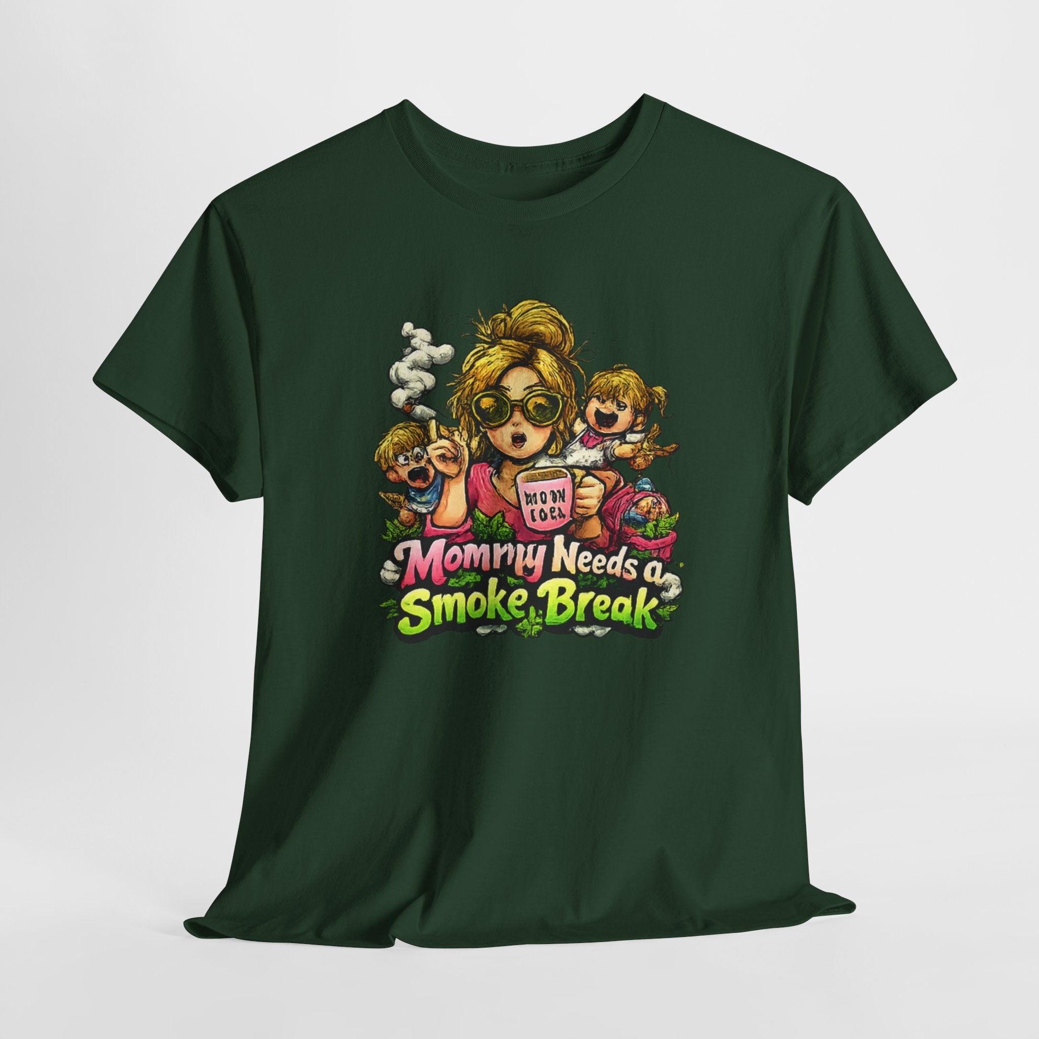 Mommy Needs a Smoke Break T-Shirt — Funny Mom Graphic Tee